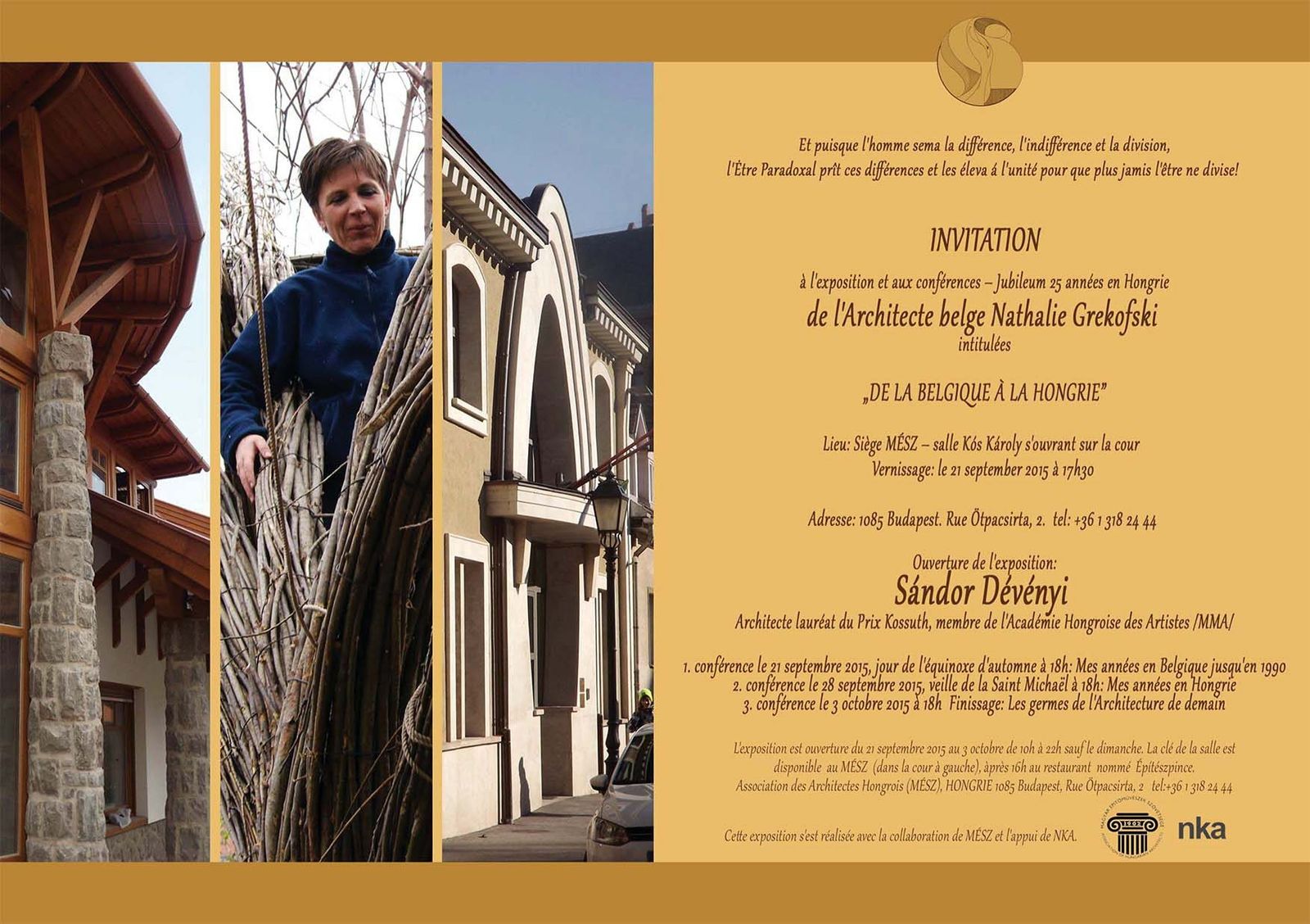 « De la Belgique à la Hongrie » — exposition et conférences du jubilé - 1