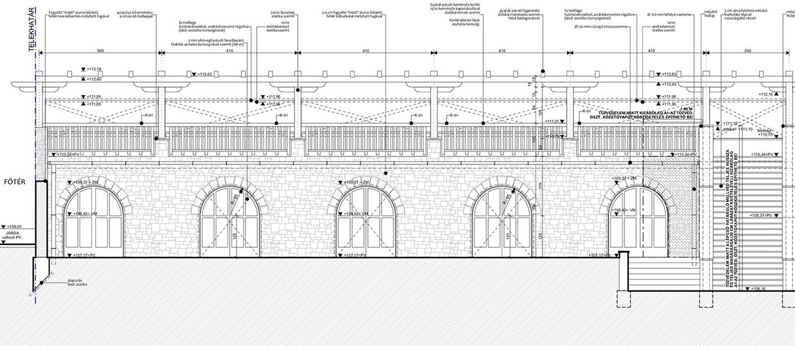 Constructions de jardin d'un bâtiment d'accueil à Tokaj - 8