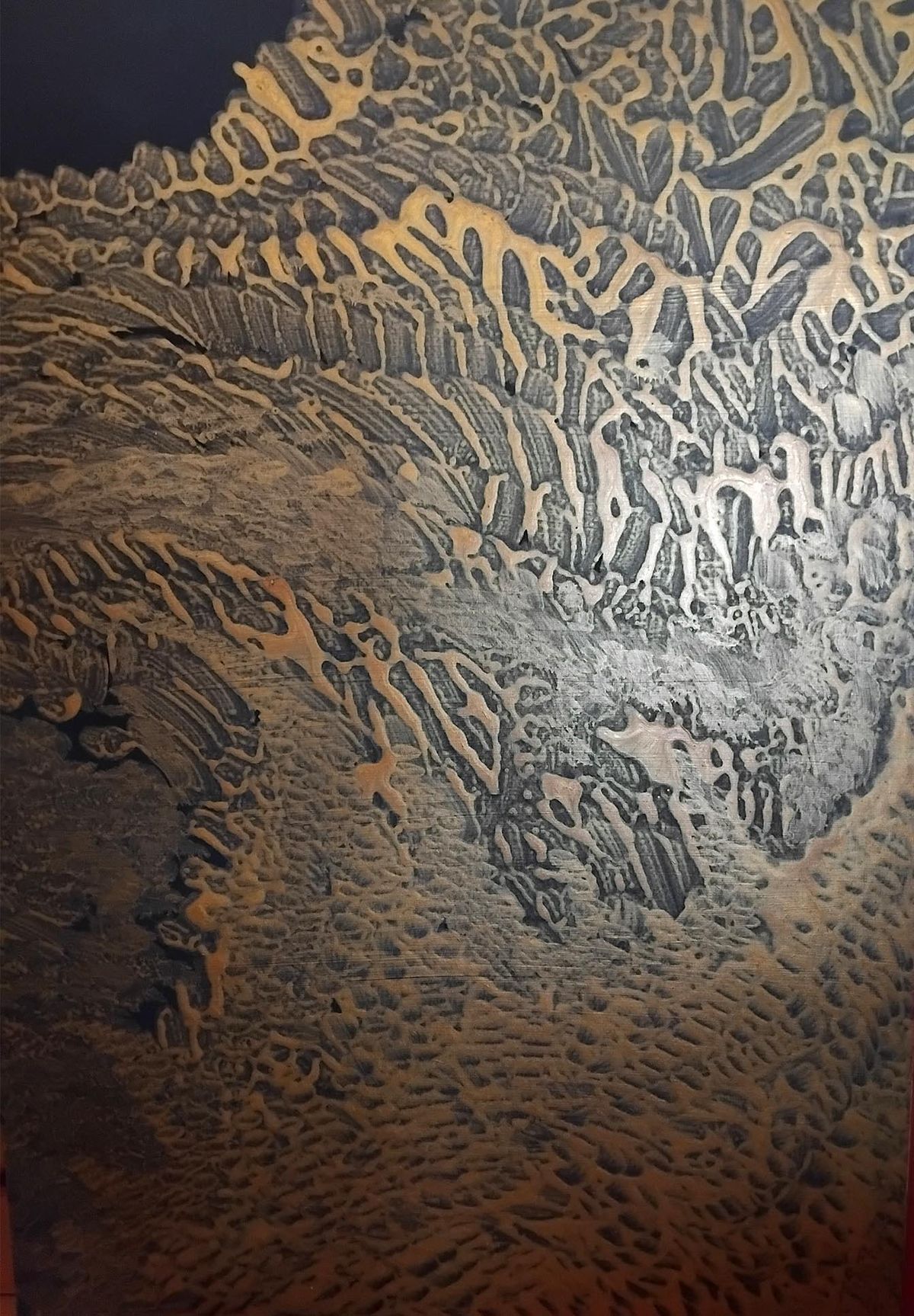 Golden Snow in Motion