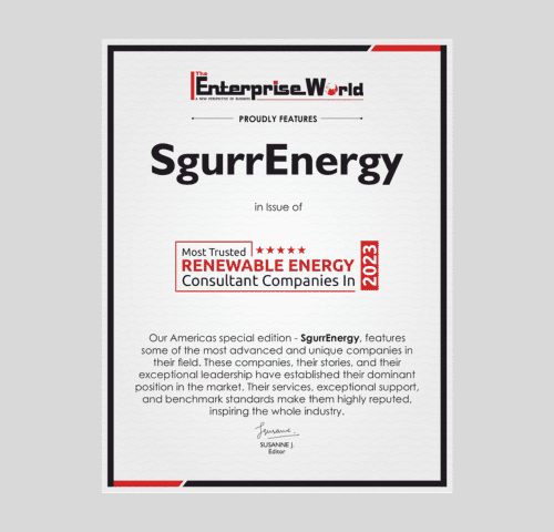Renewable Energy Consultant of the Year