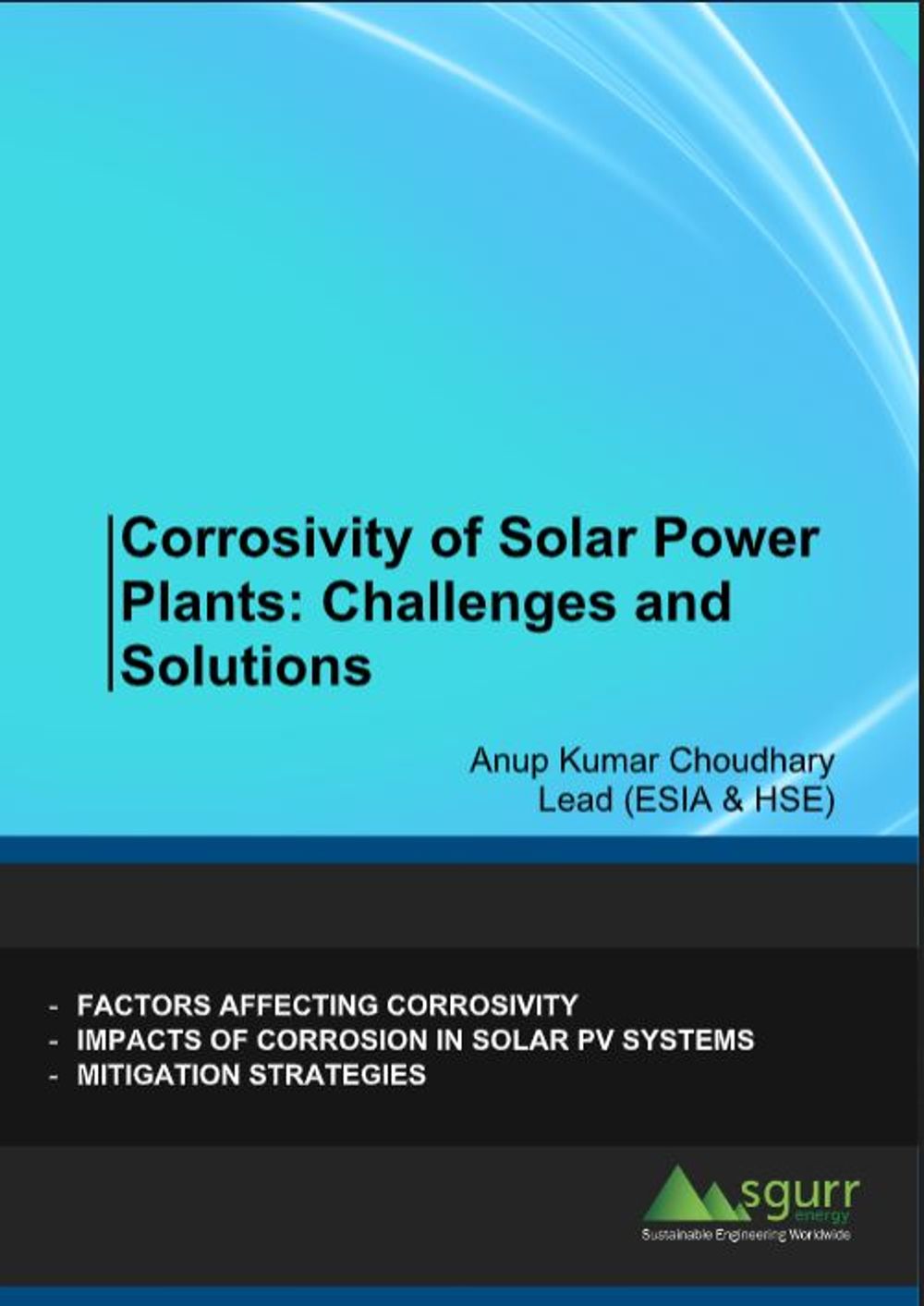 Corrosivity of Solar Power Plants: Challenges and Solutions