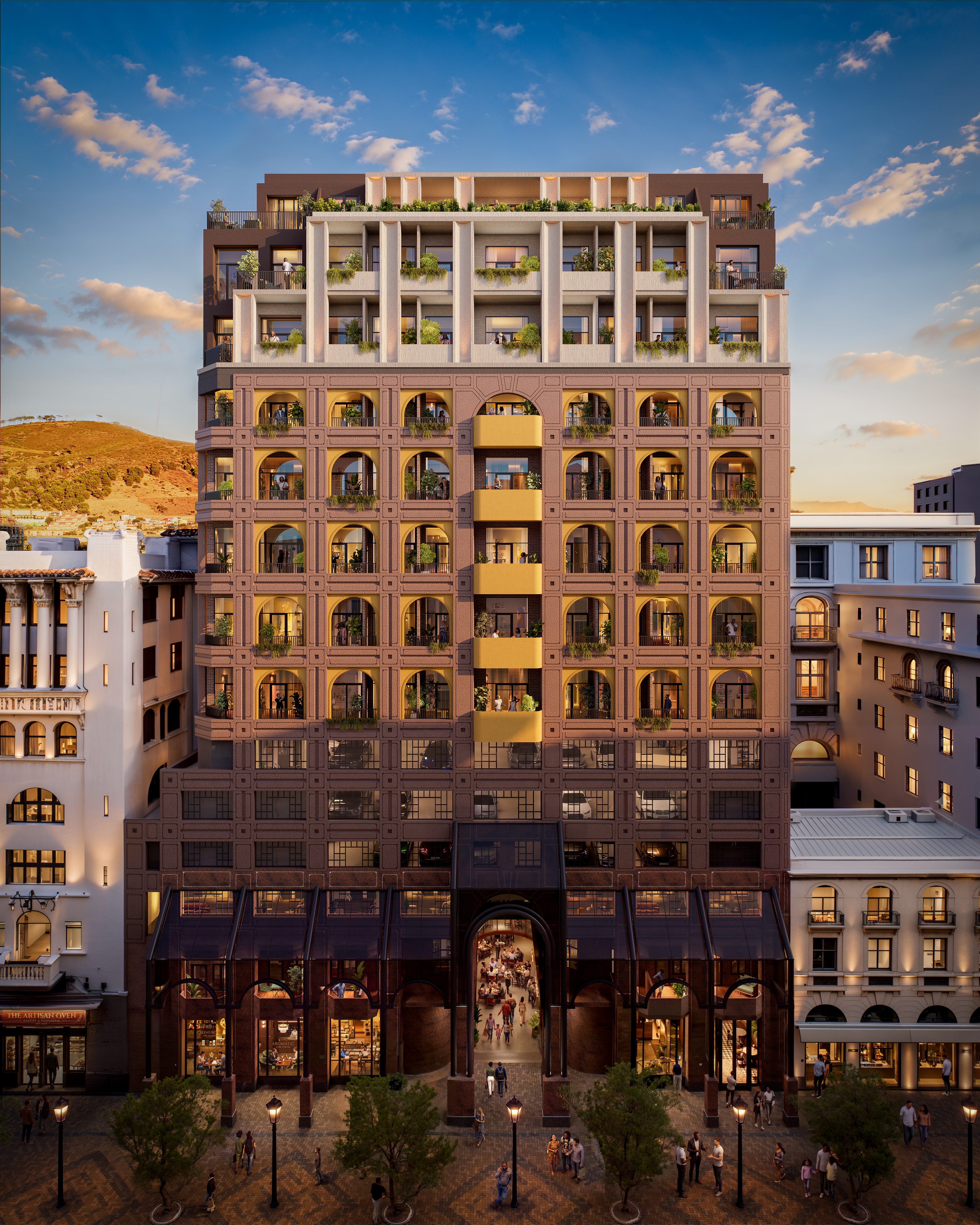 Arlo & Co. – exterior view of the development at 80 St Georges Mall, Cape Town City Centre.