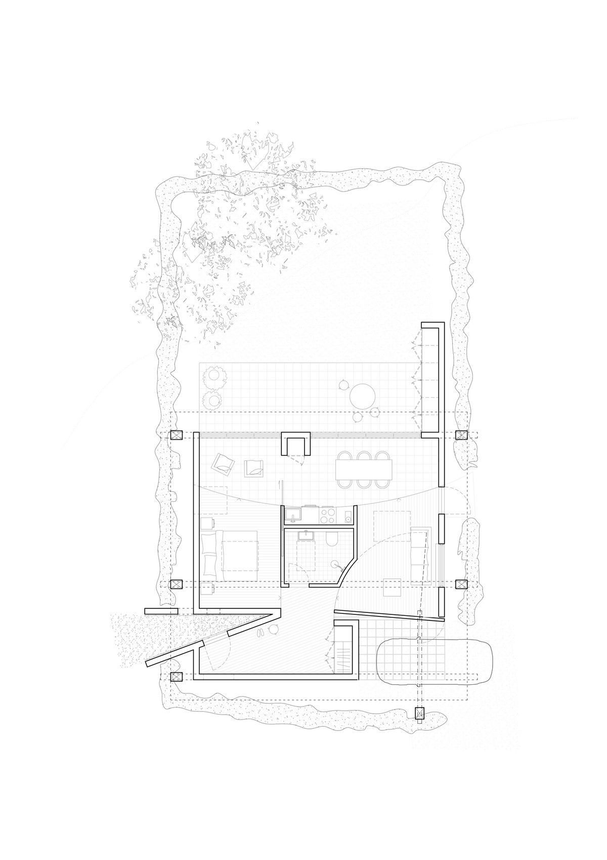 Ill. 6. Kunst og Arkitektur, Typehus, plan. 