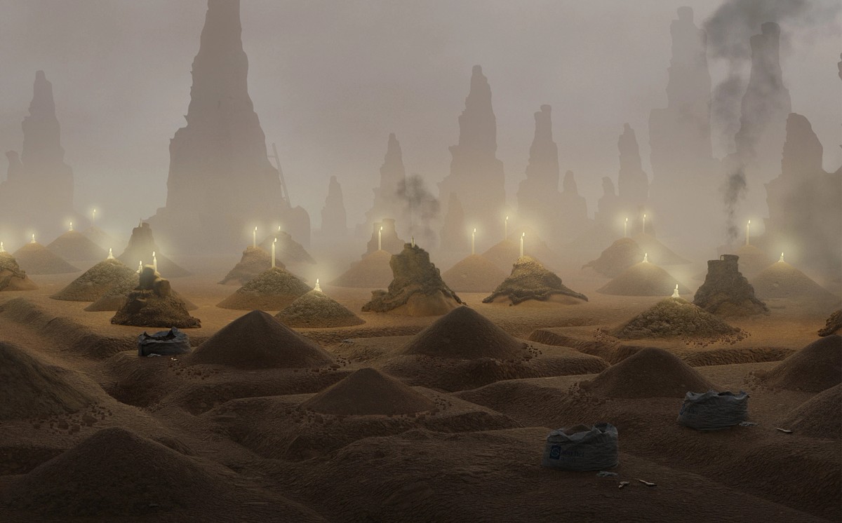 Ill.6. World Building: "Soil World" by Guro Skotte Nørsteng, Toya Causse, Charlotte Emily Carol Vint, Amalie Andreasen and Ole Wilhelm Tübbecke, 2023