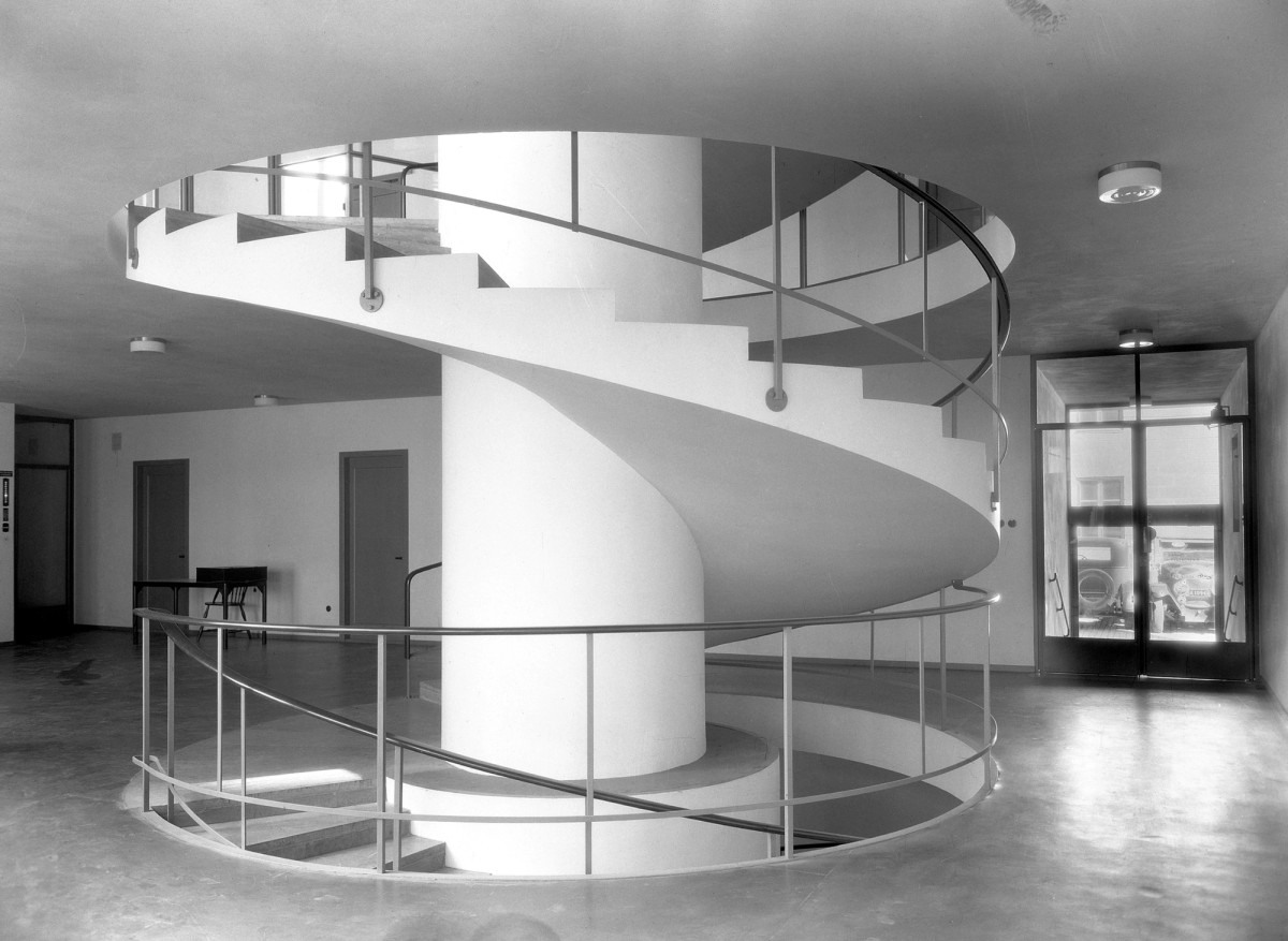 Ill. 8. Exteriör Spiraltrappa Interiör. Foto: ArkDes