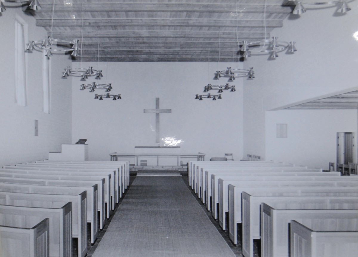 Ill. 7. Ansgar Church, the interior of the church. Royal Danish Library – The Art Library.