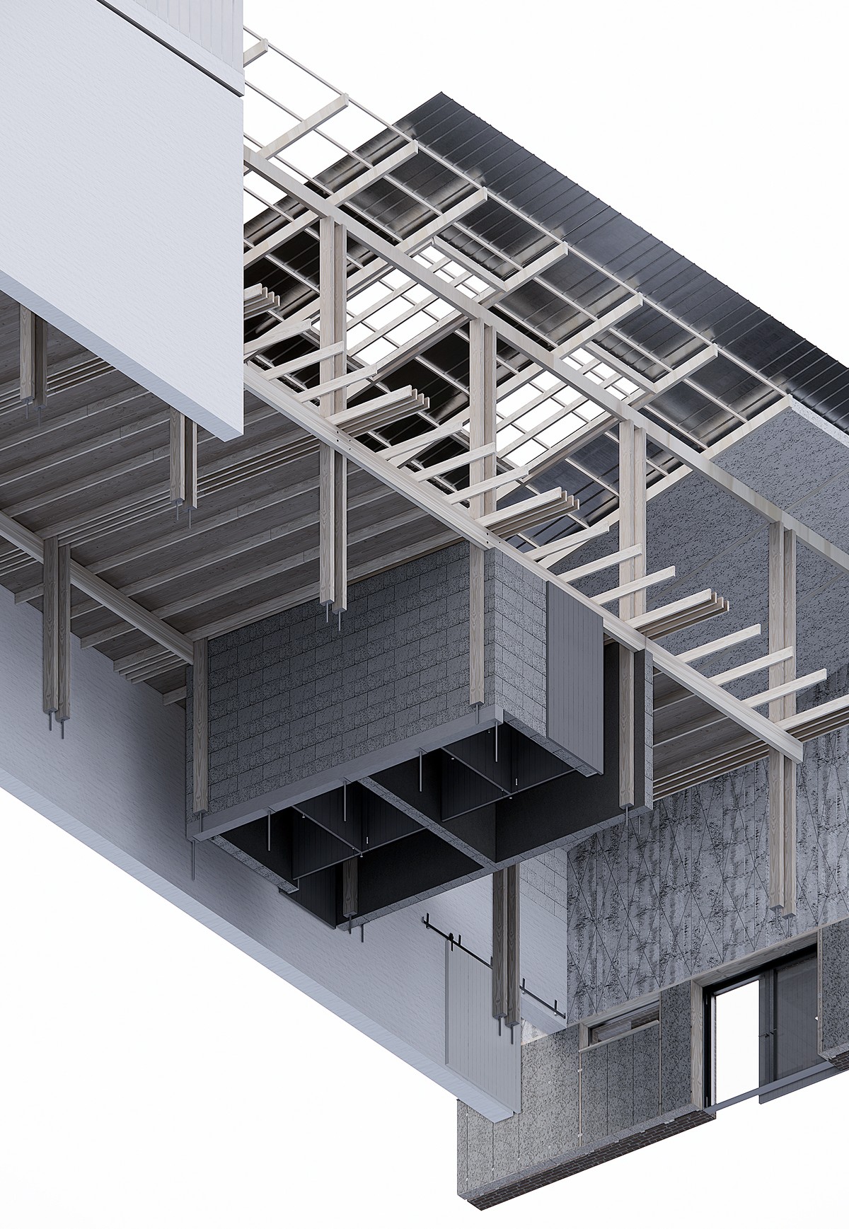 Ill.5. Designing Life Cycles: a temporary transformation of the stable house of the former slaughterhouse in Aarhus by Toya Causse, 2023
