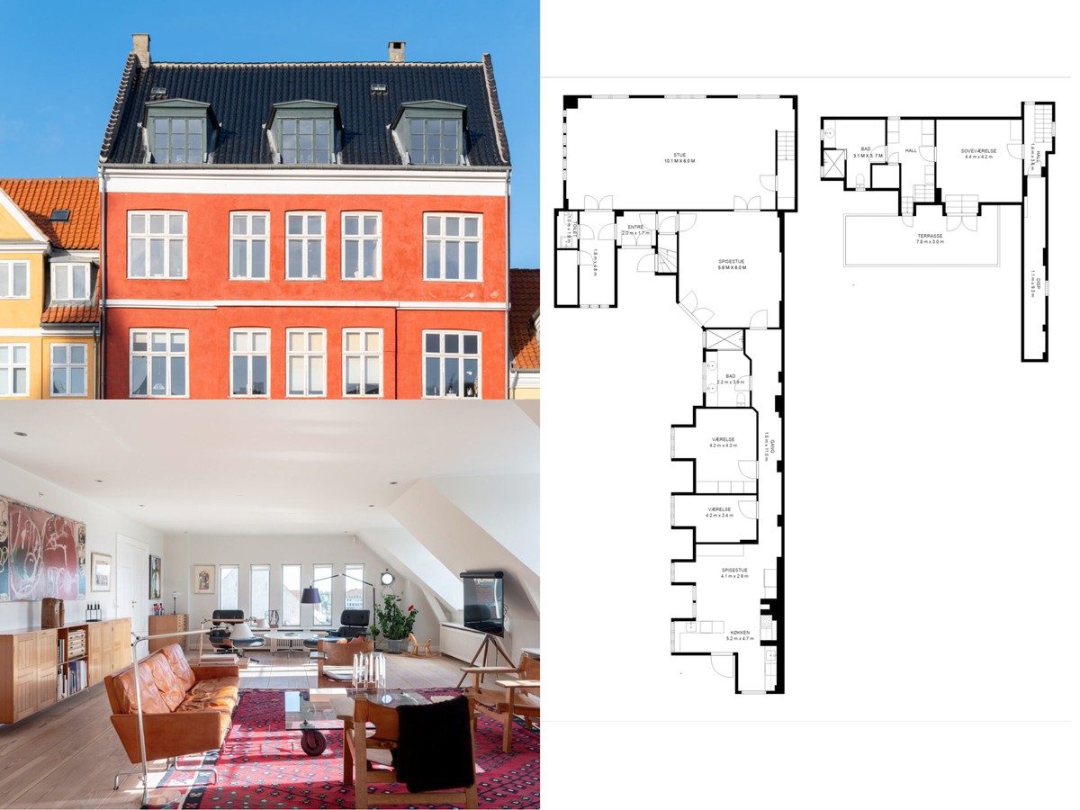 Ill.13. Nyhavn 53, 4. Original Photos and illustrations by Lutzau.