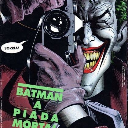 Capa de Batman: A Piada Mortal.