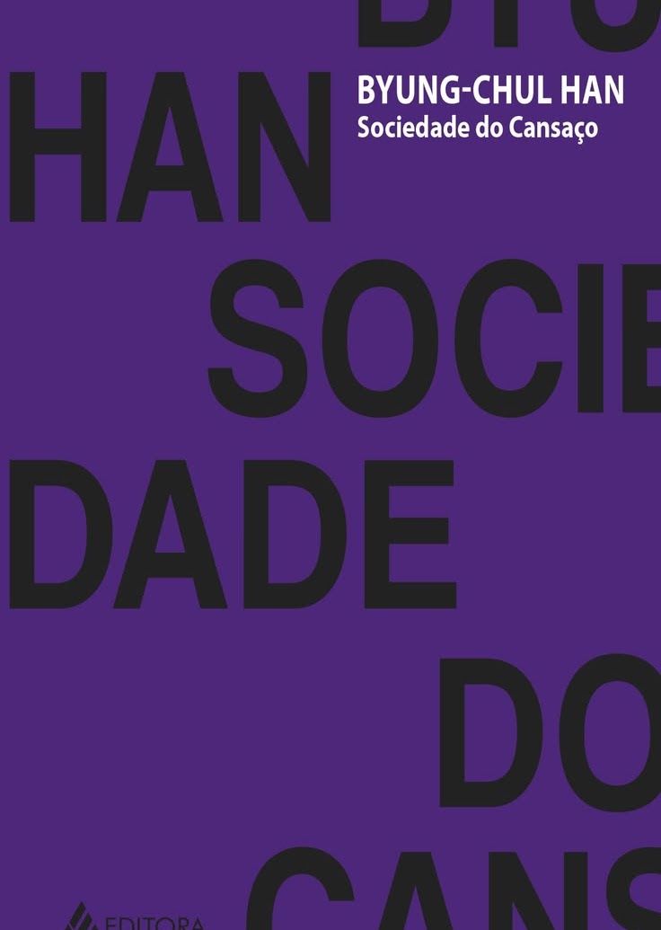 Capa de Sociedade do Cansaço, de Byung-Chul Han.