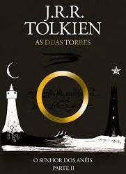 Capa de O Senhor dos Anéis: As Duas Torres, de J. R. R. Tolkien.