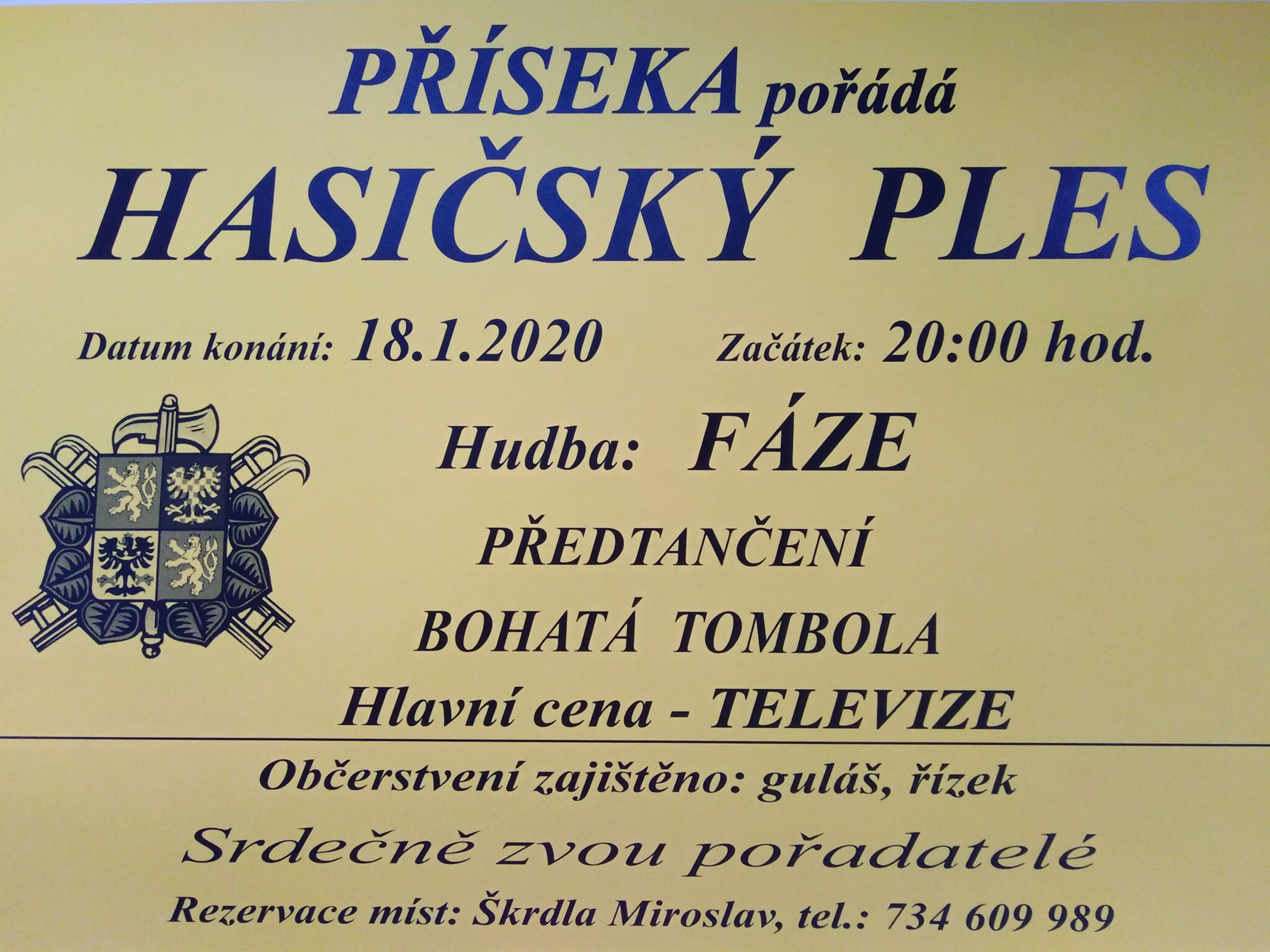Hasičský ples 2020