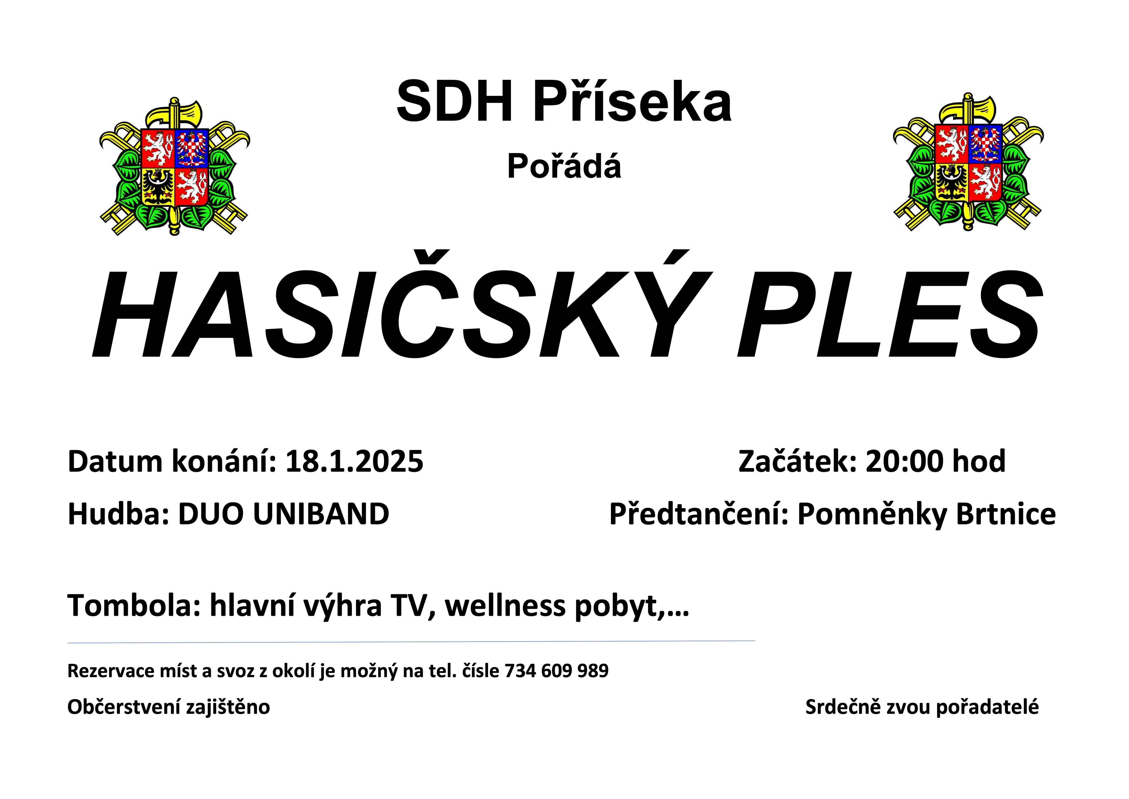 Hasičský ples 2025