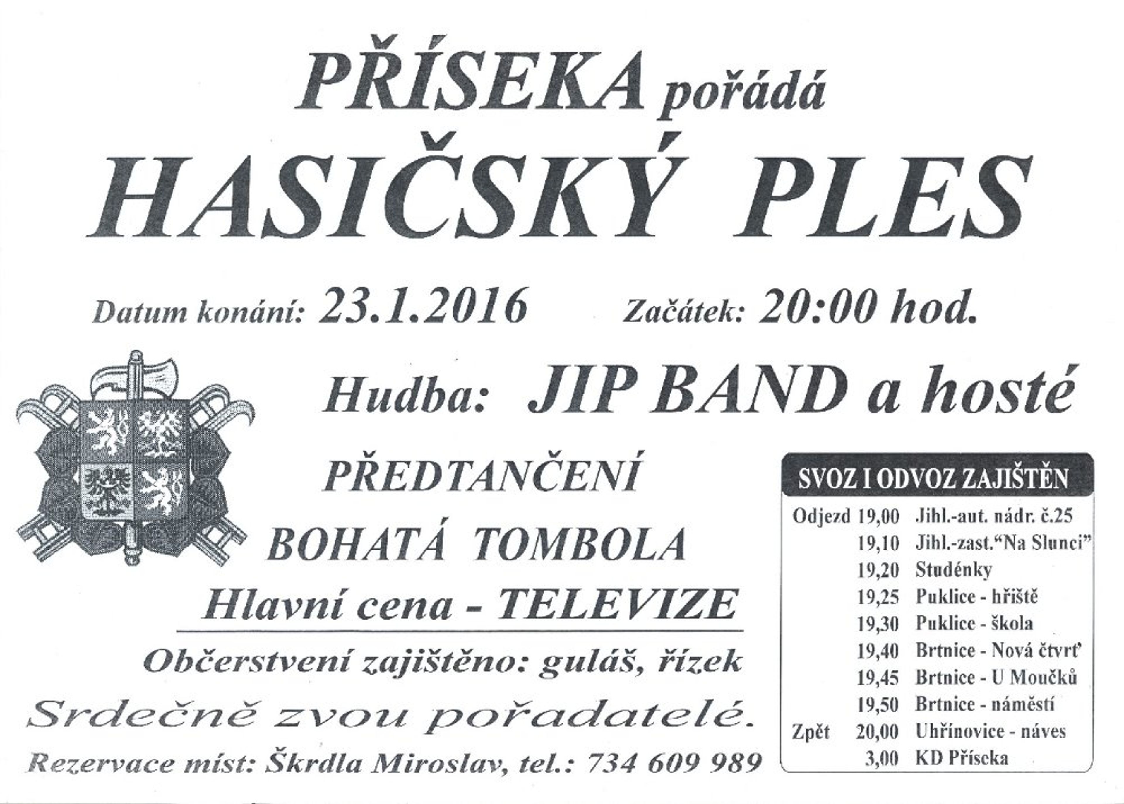 Hasičský ples 2016
