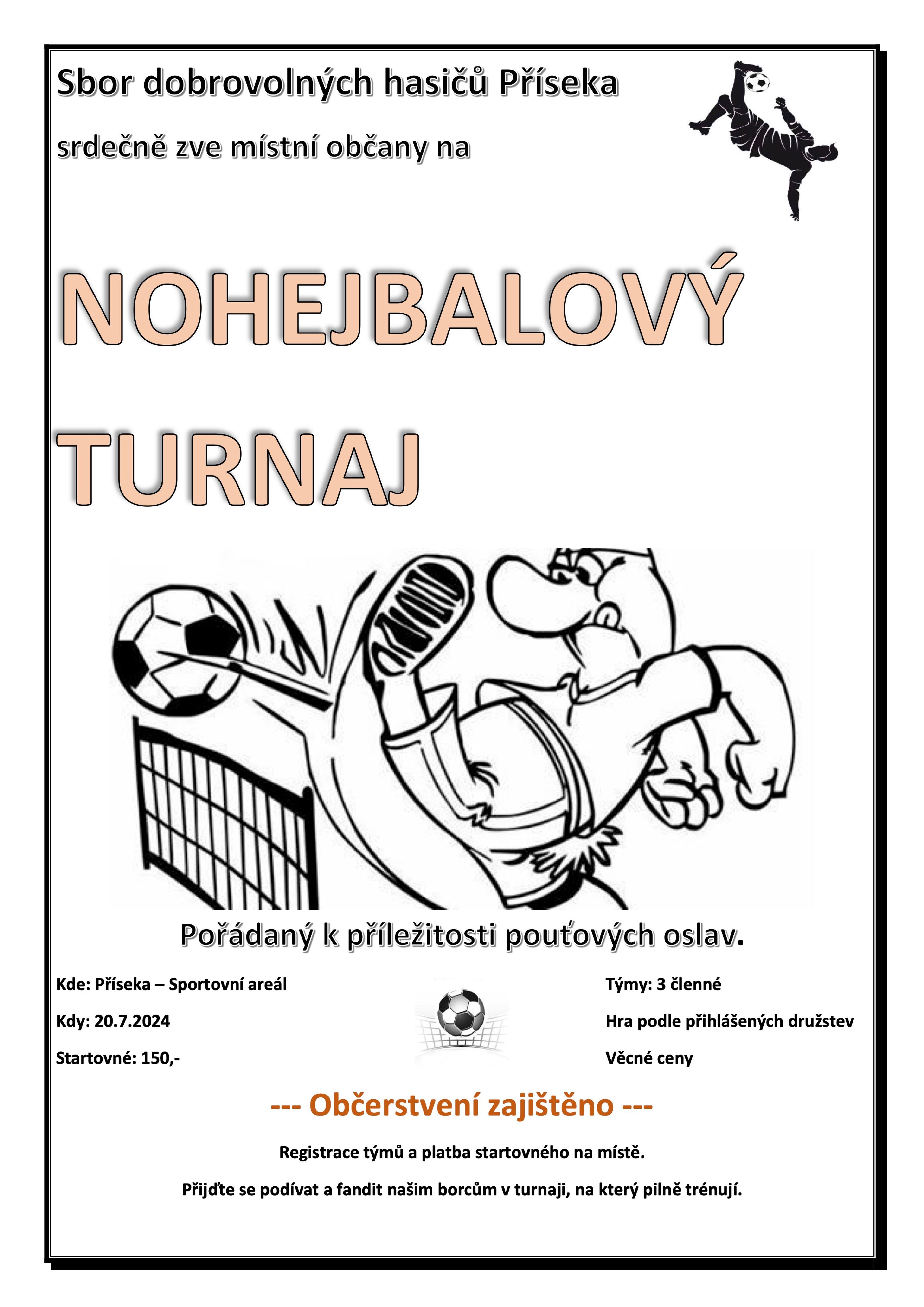 Pouťový nohejbalový turnaj 2024