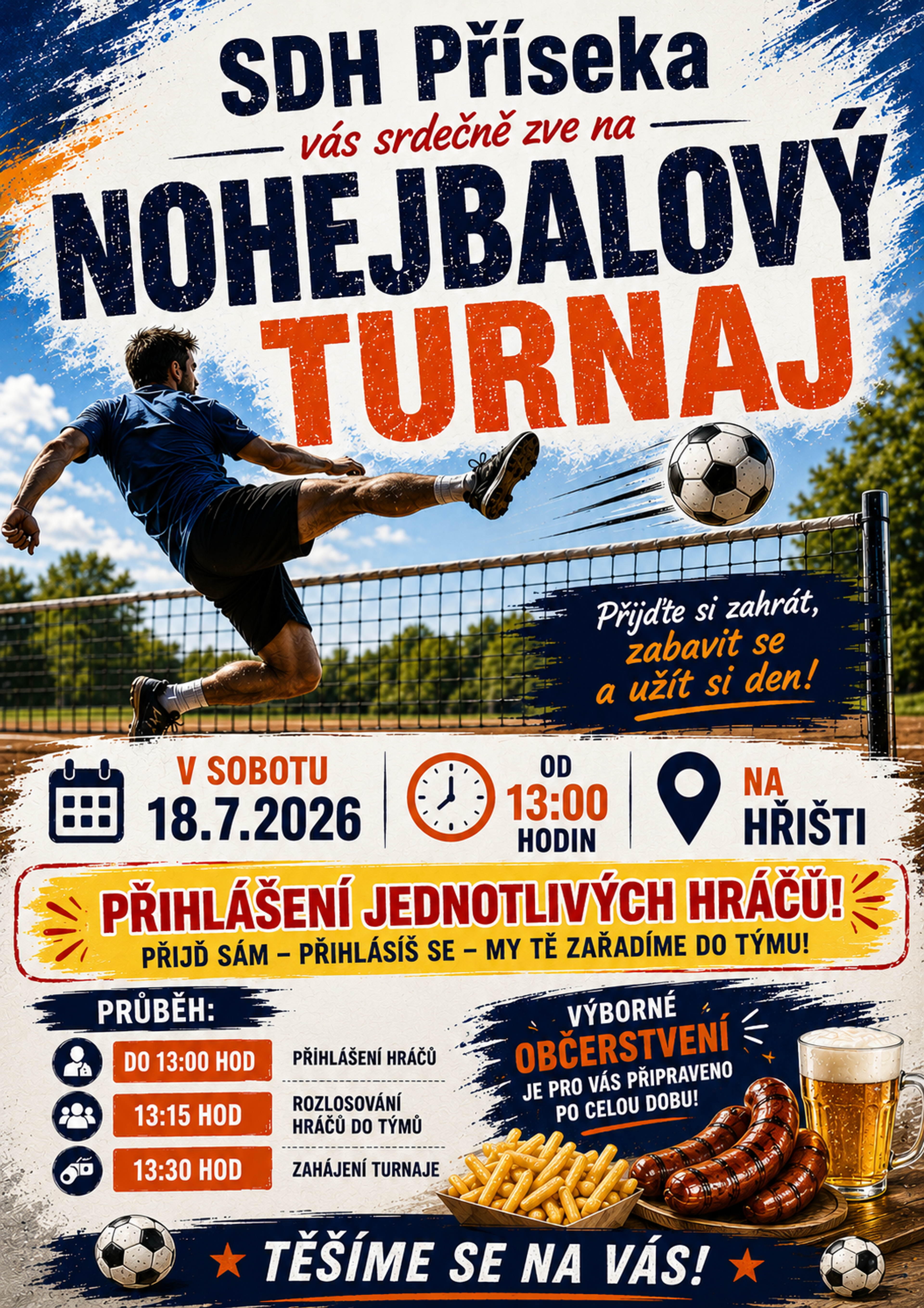 Nohejbalový turnaj 2026