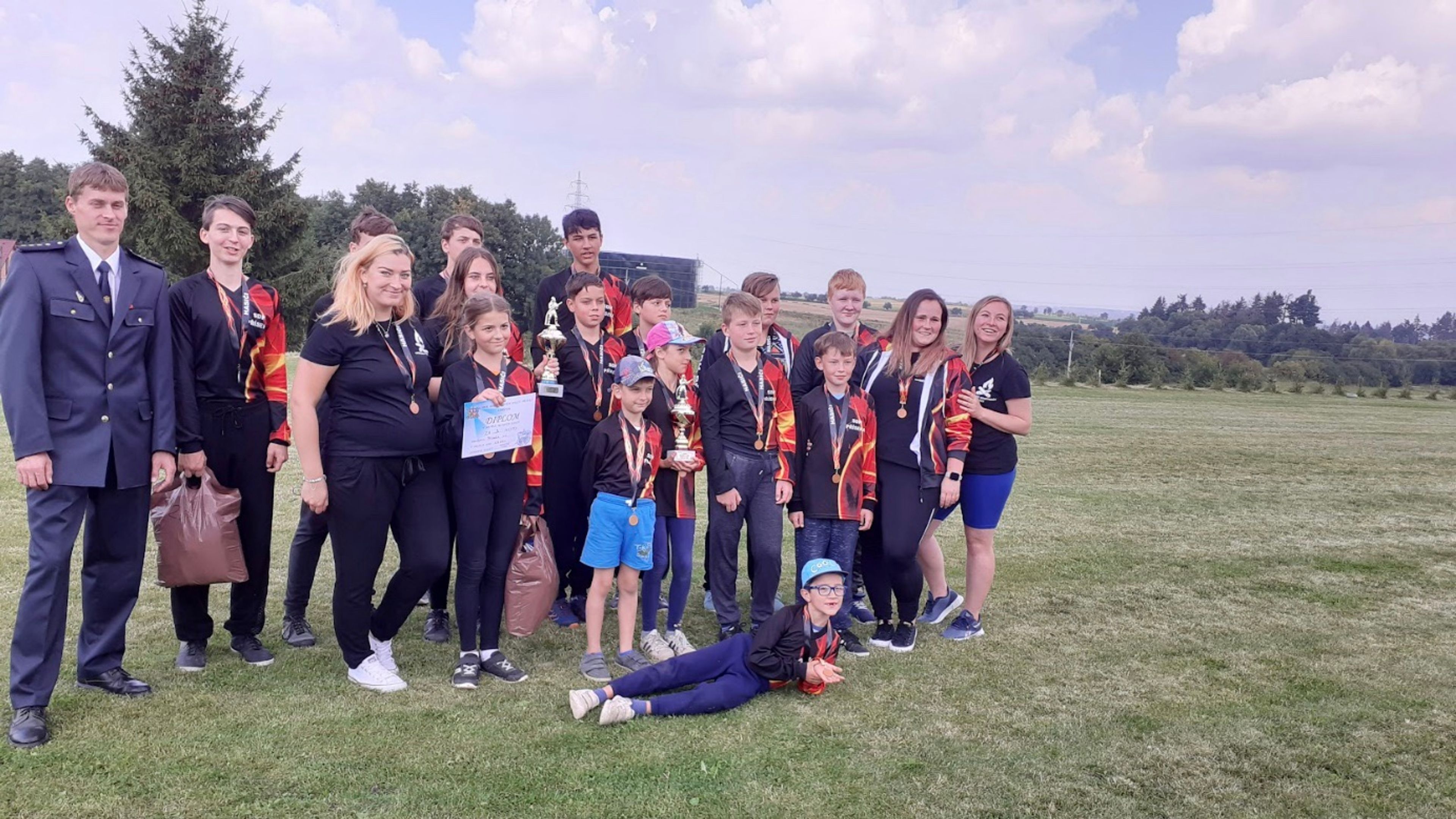 Soutěž mladých hasičů 2021