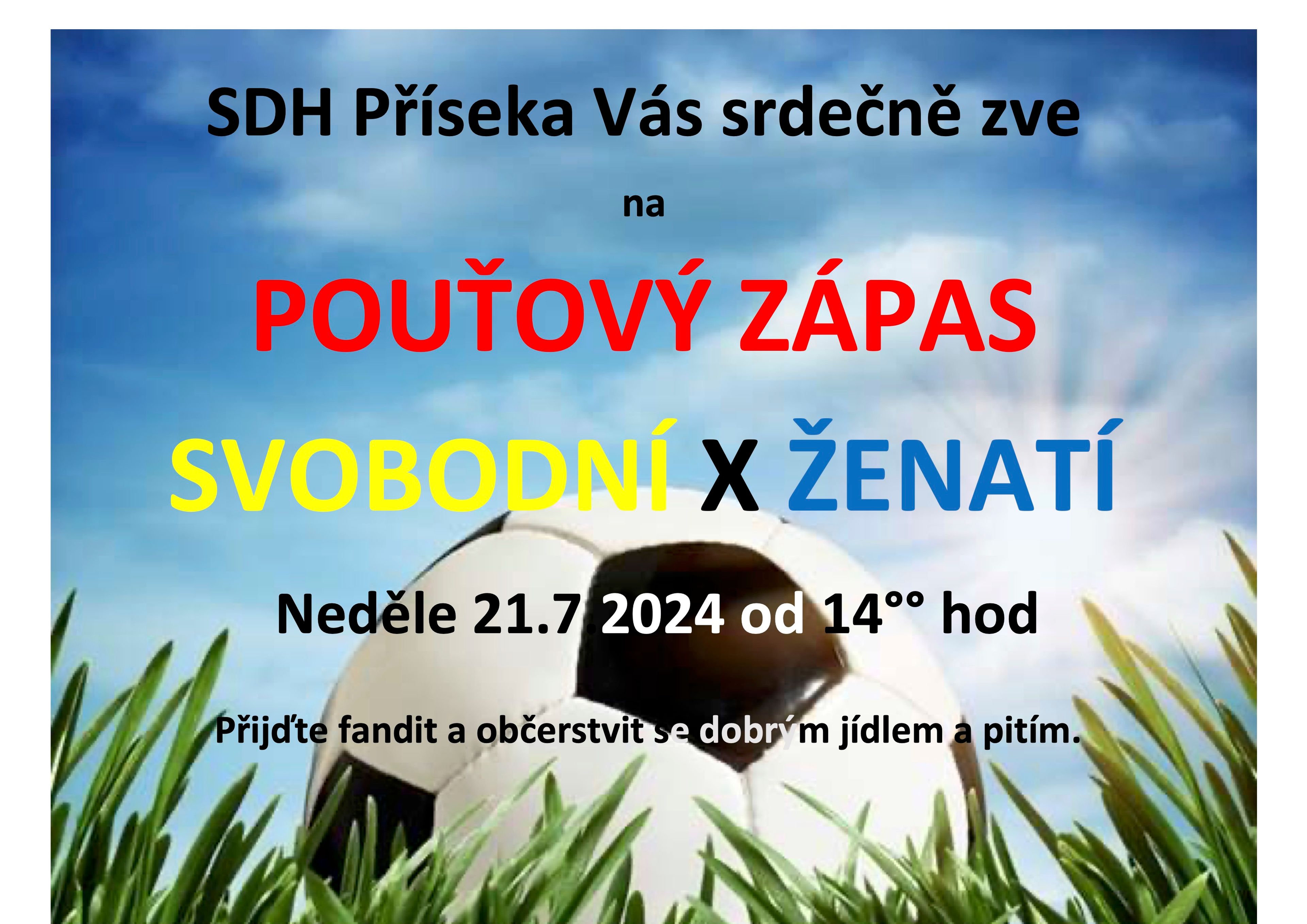 Pouťový fotbalový zápas 2024