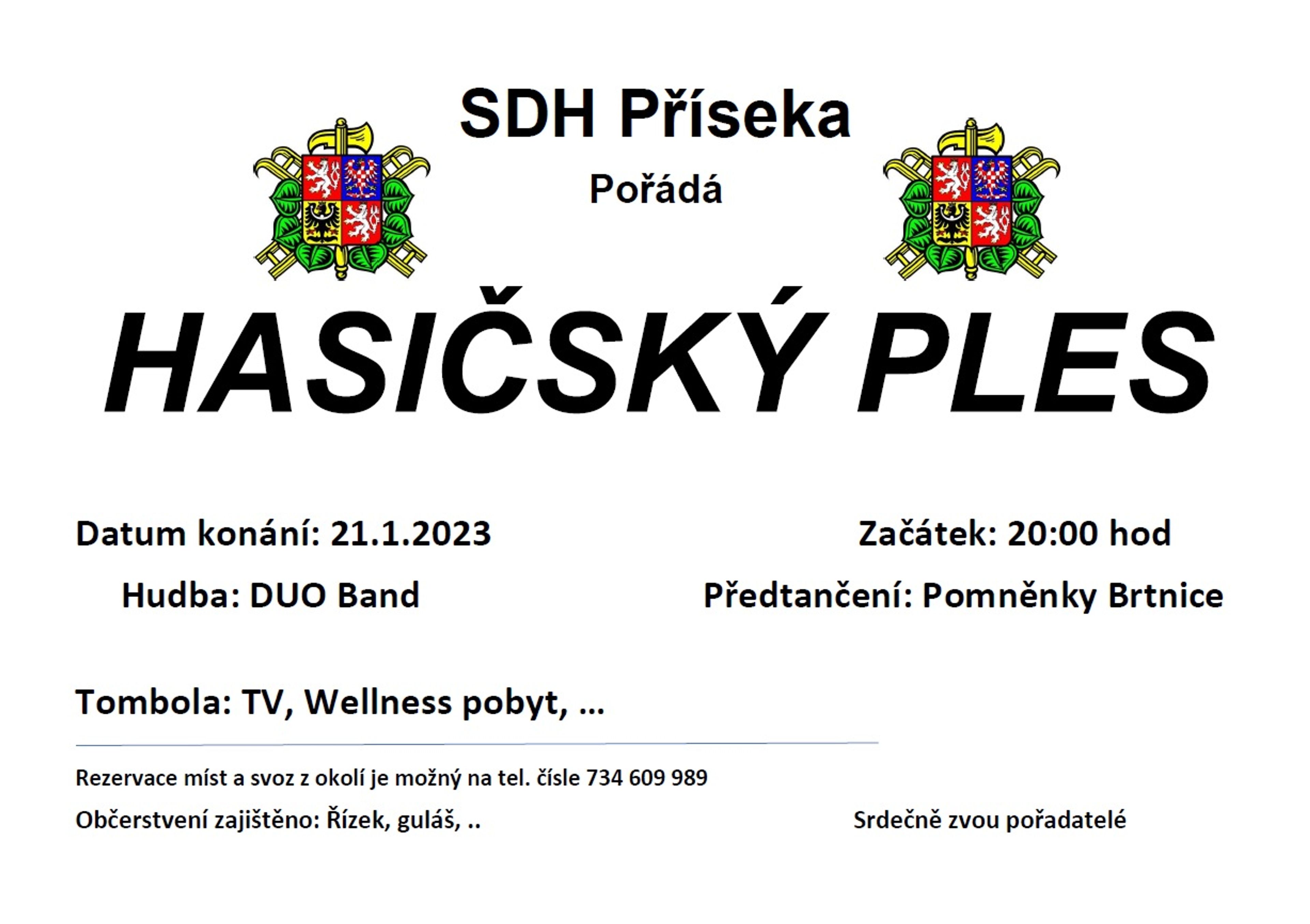 Hasičský ples 2023