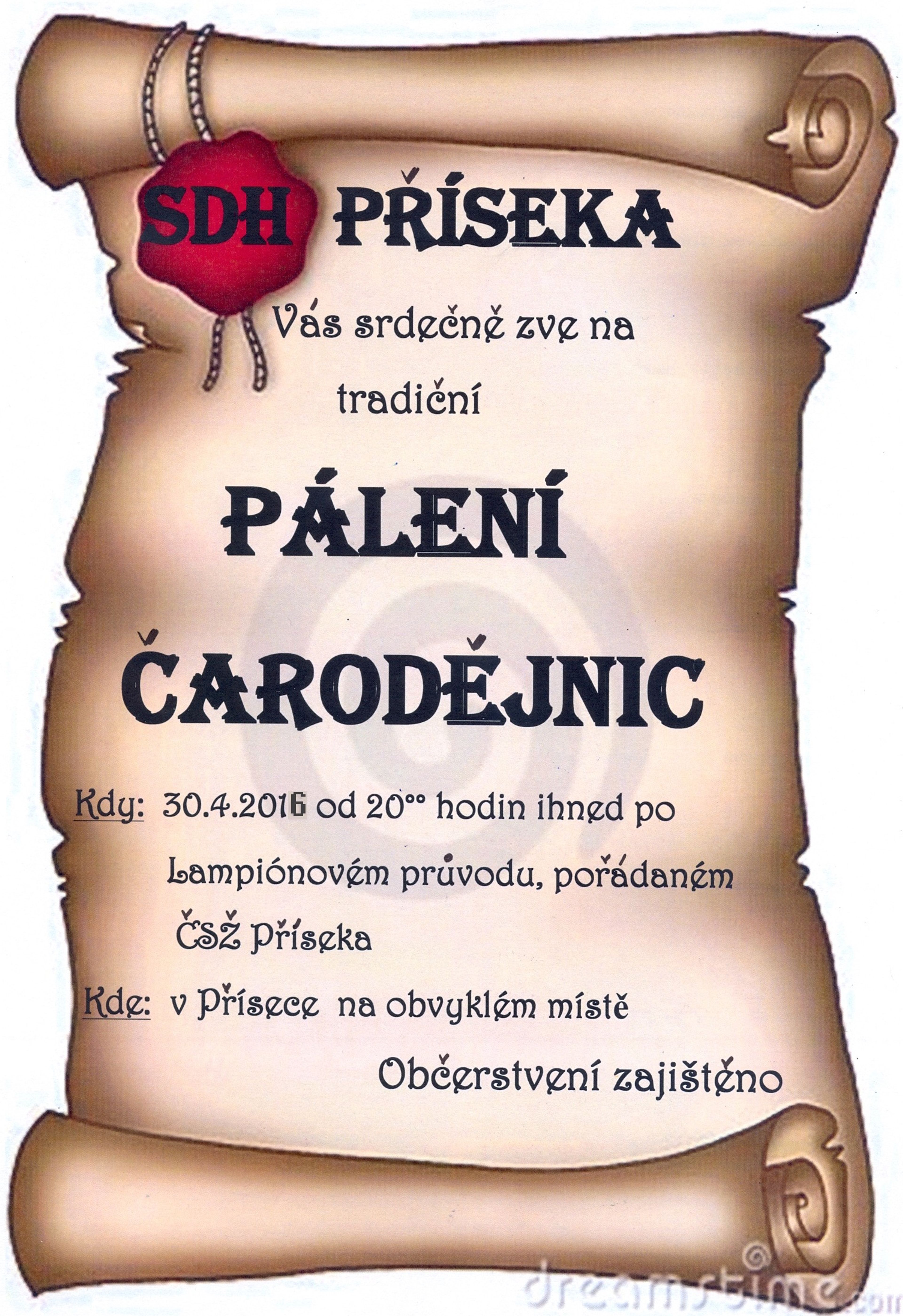 Pálení čarodějnic 2016