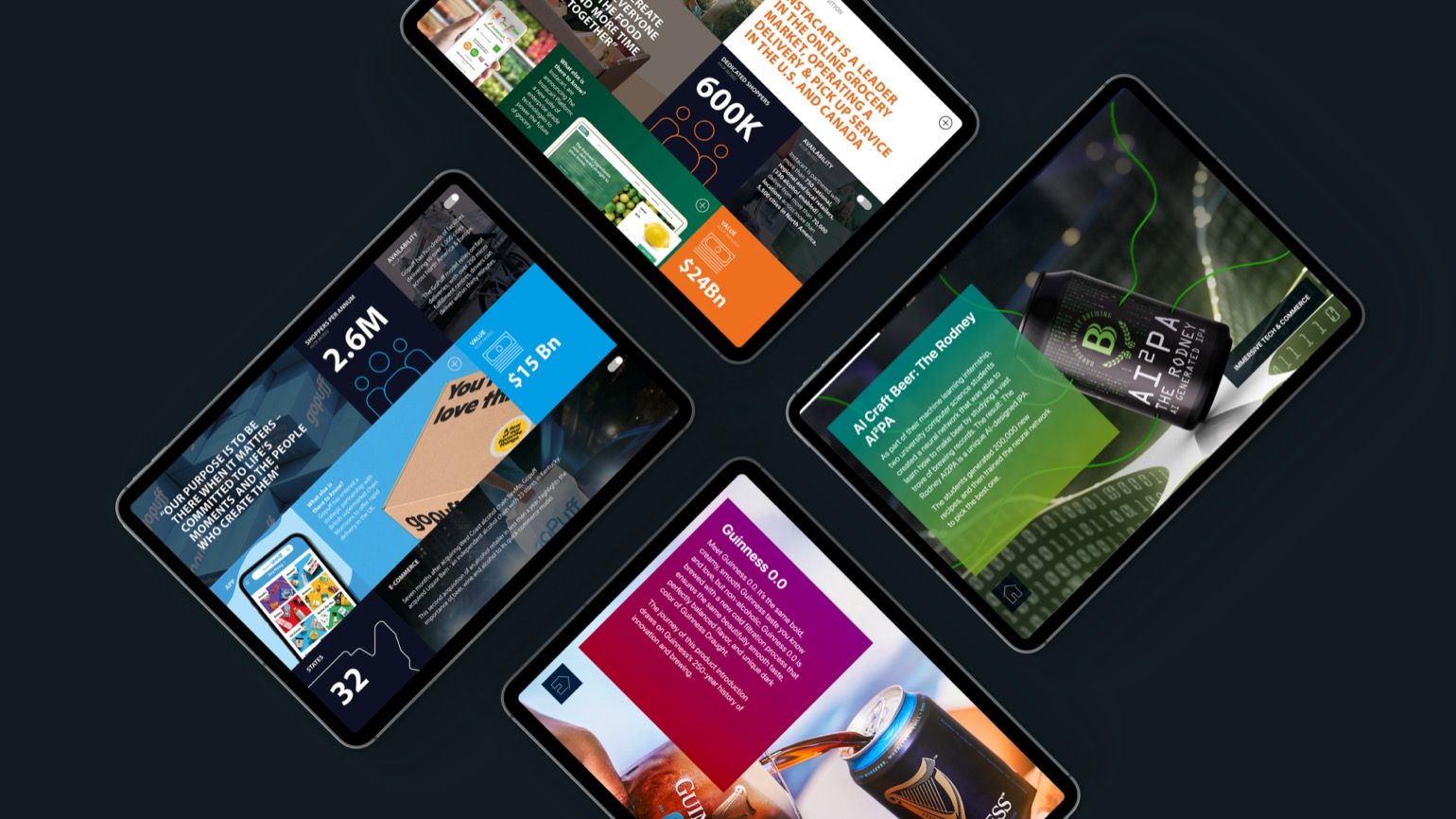 Apps used in the Diageo DCC