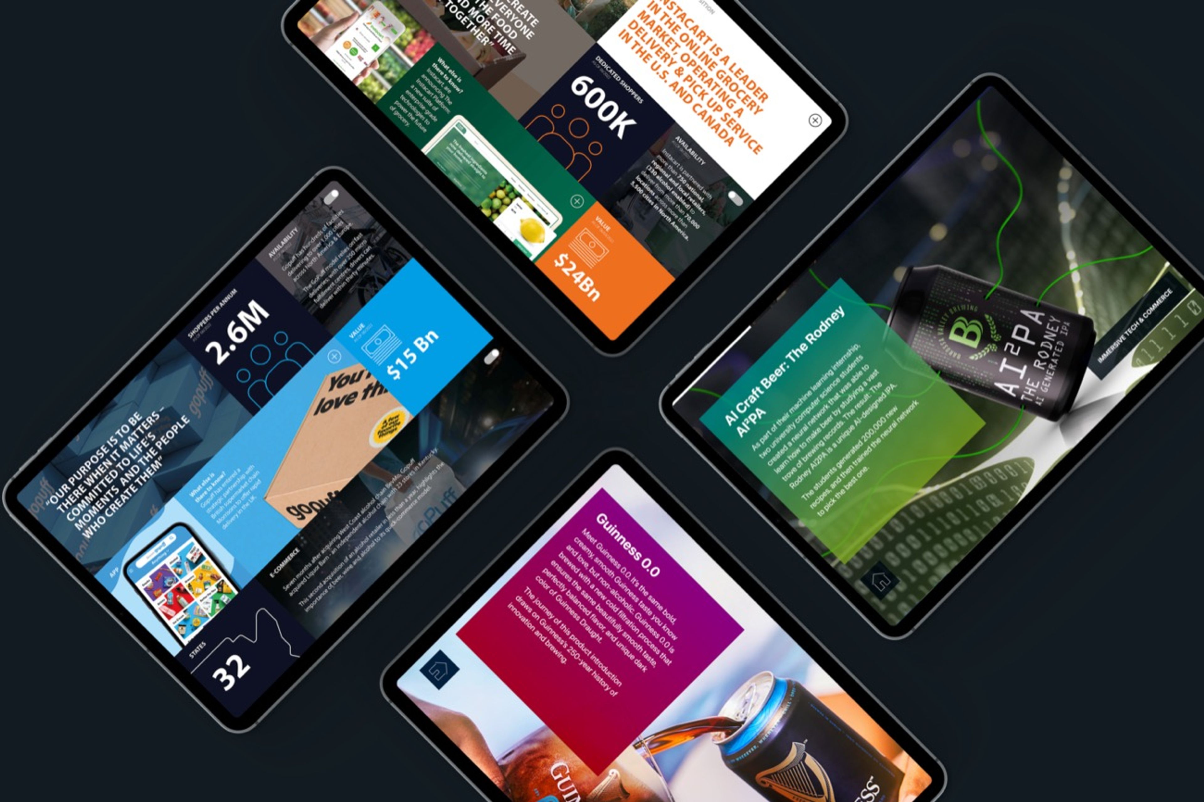 Apps used in the Diageo DCC
