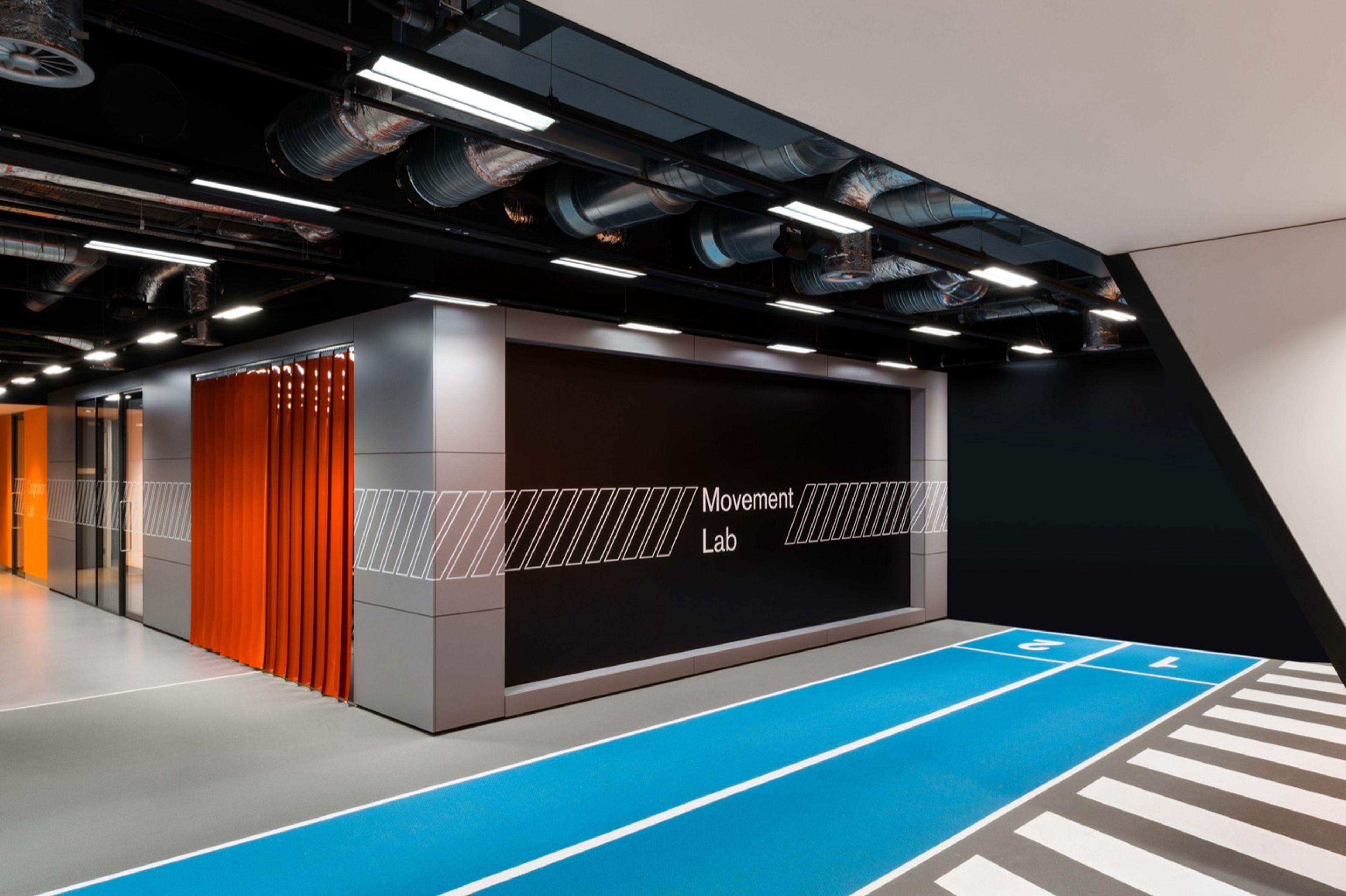 Interior of the GSK Movement Lab