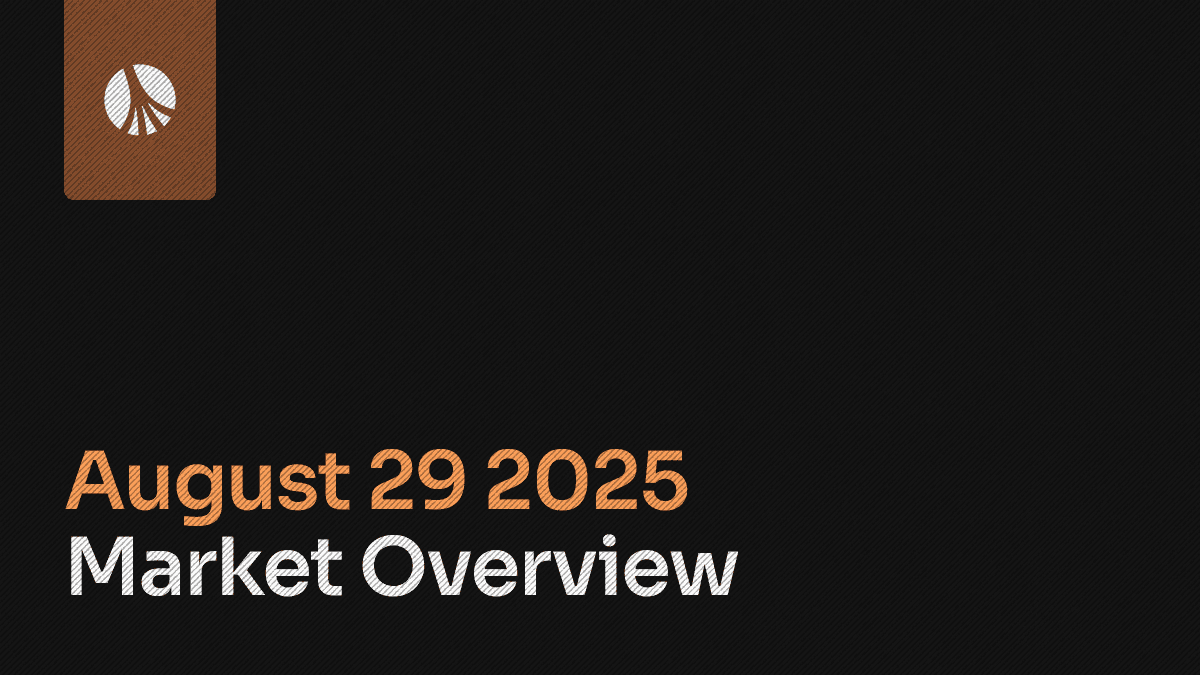 Market Overview: August 29, 2025