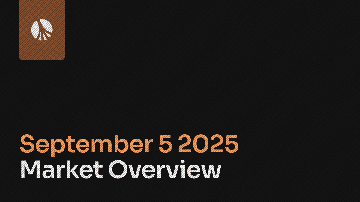 Market Overview: September 5, 2025