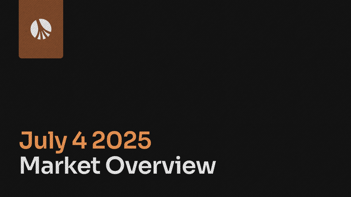 Market Overview: July 4, 2025