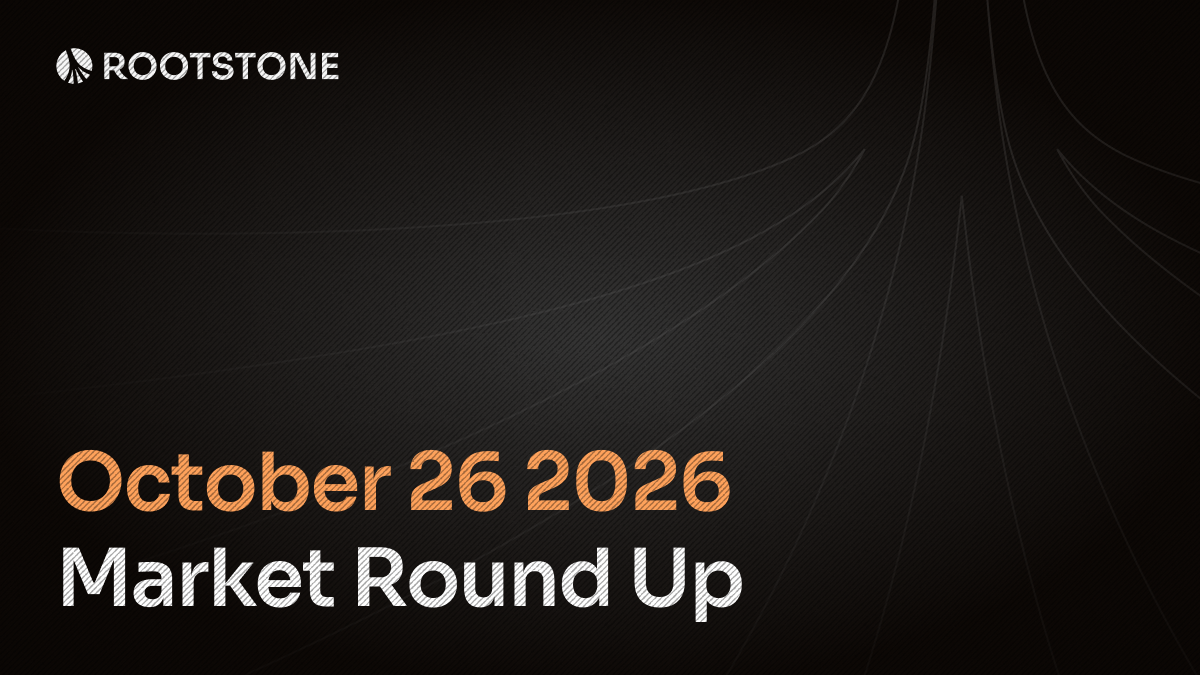 Rootstone cover titled Crypto Market Roundup: ETF Reversal and Institutional Payments.