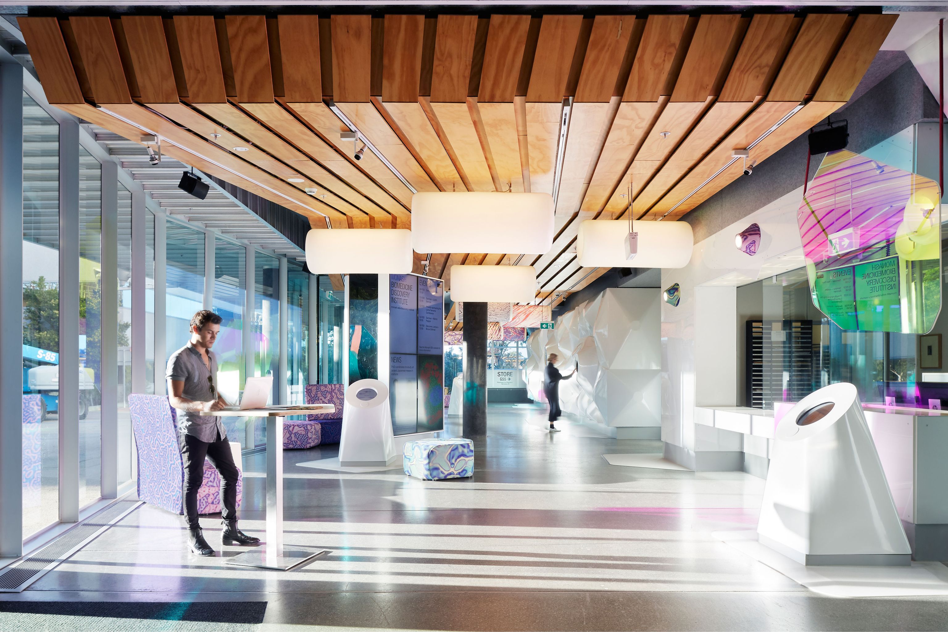 Interior of Monash university new Biomedicine Discovery unit