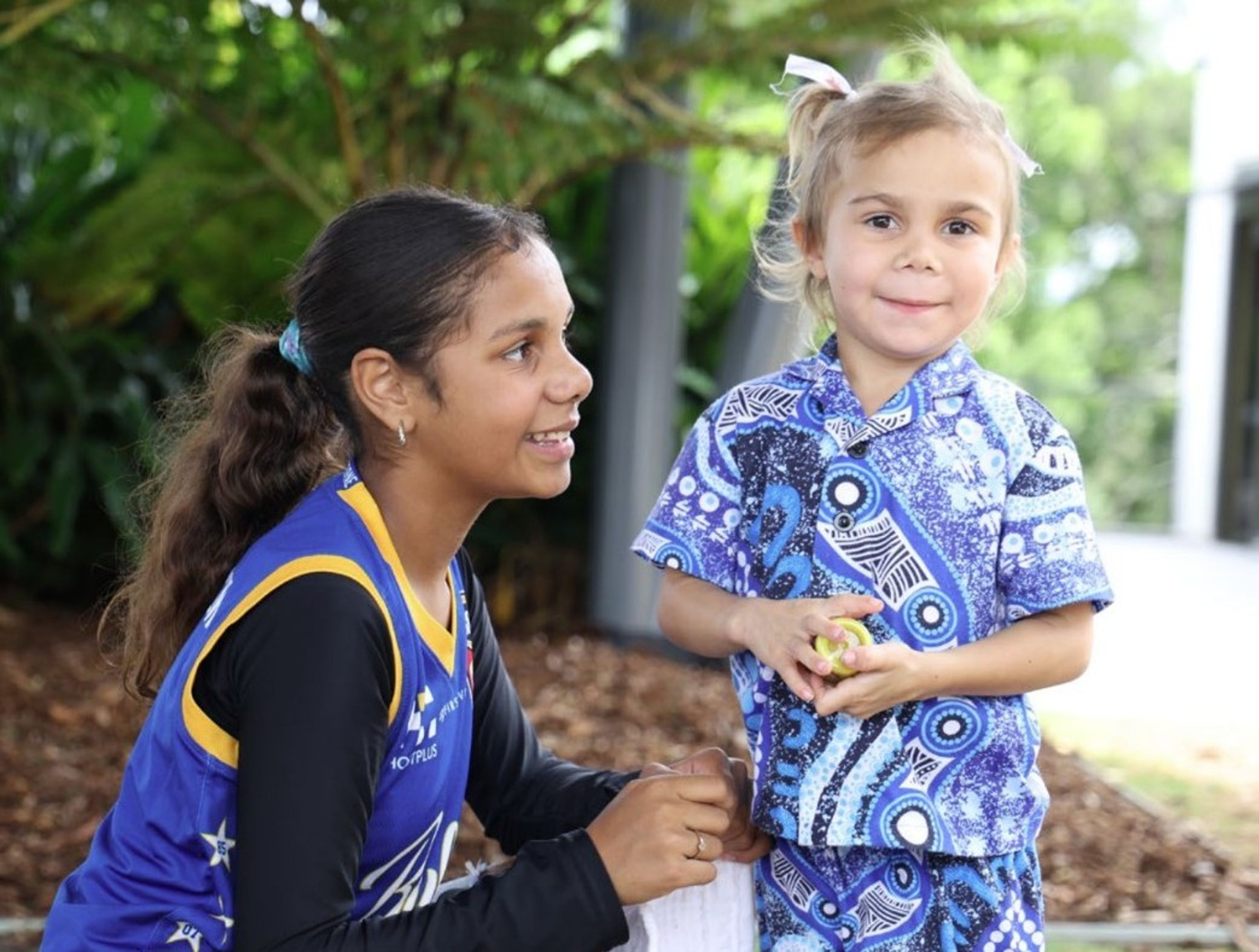 First Nations children smiling