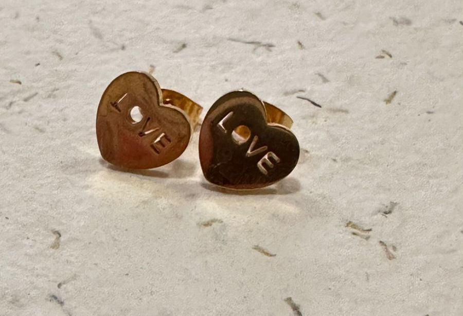 Aro acero corazón - Código K252