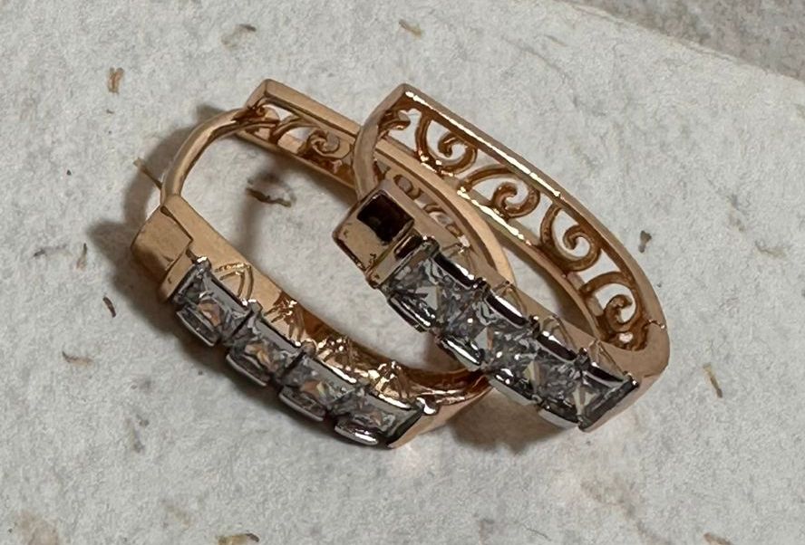 Argolla acero enchapado y rodinado - Código K375