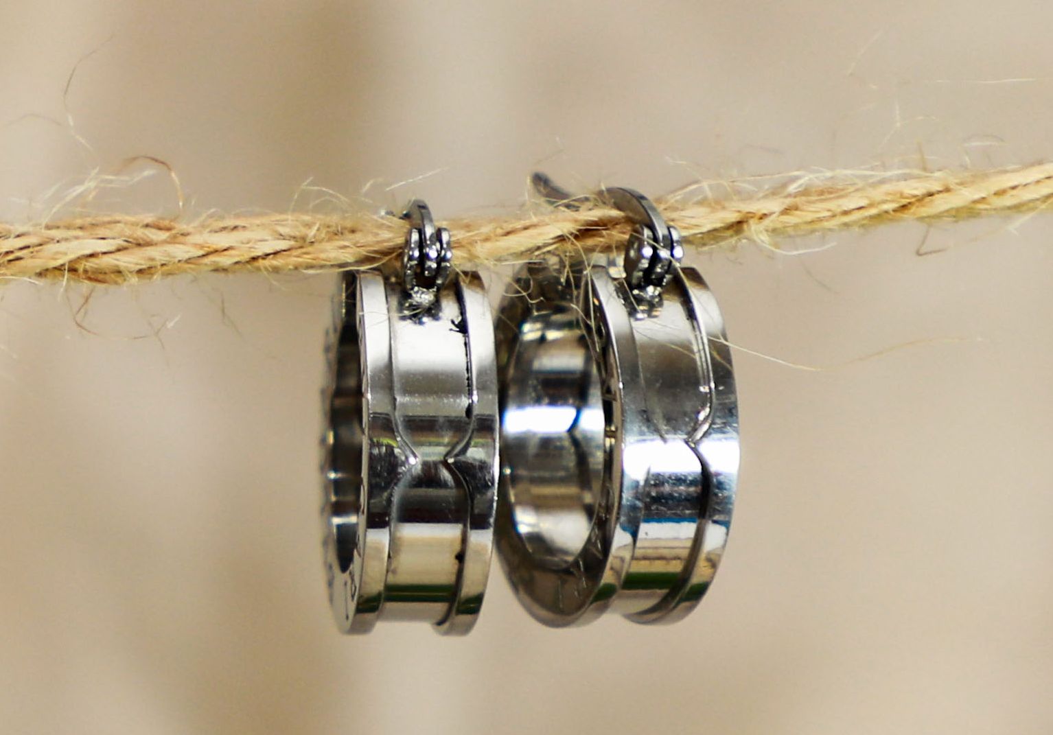 Argolla acero - Código K700