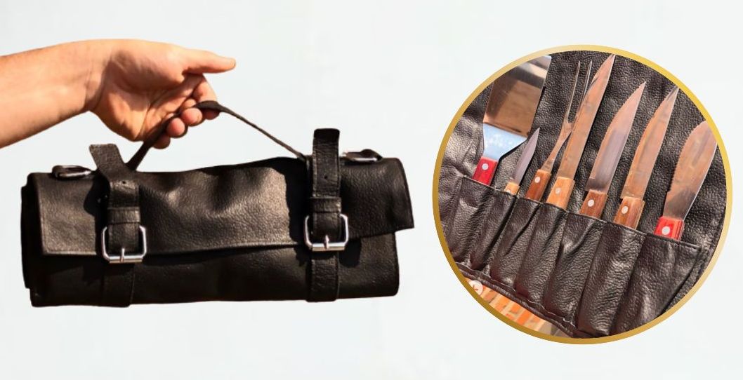 Articulos de cuero - Porta cuchillos - Código RE-036