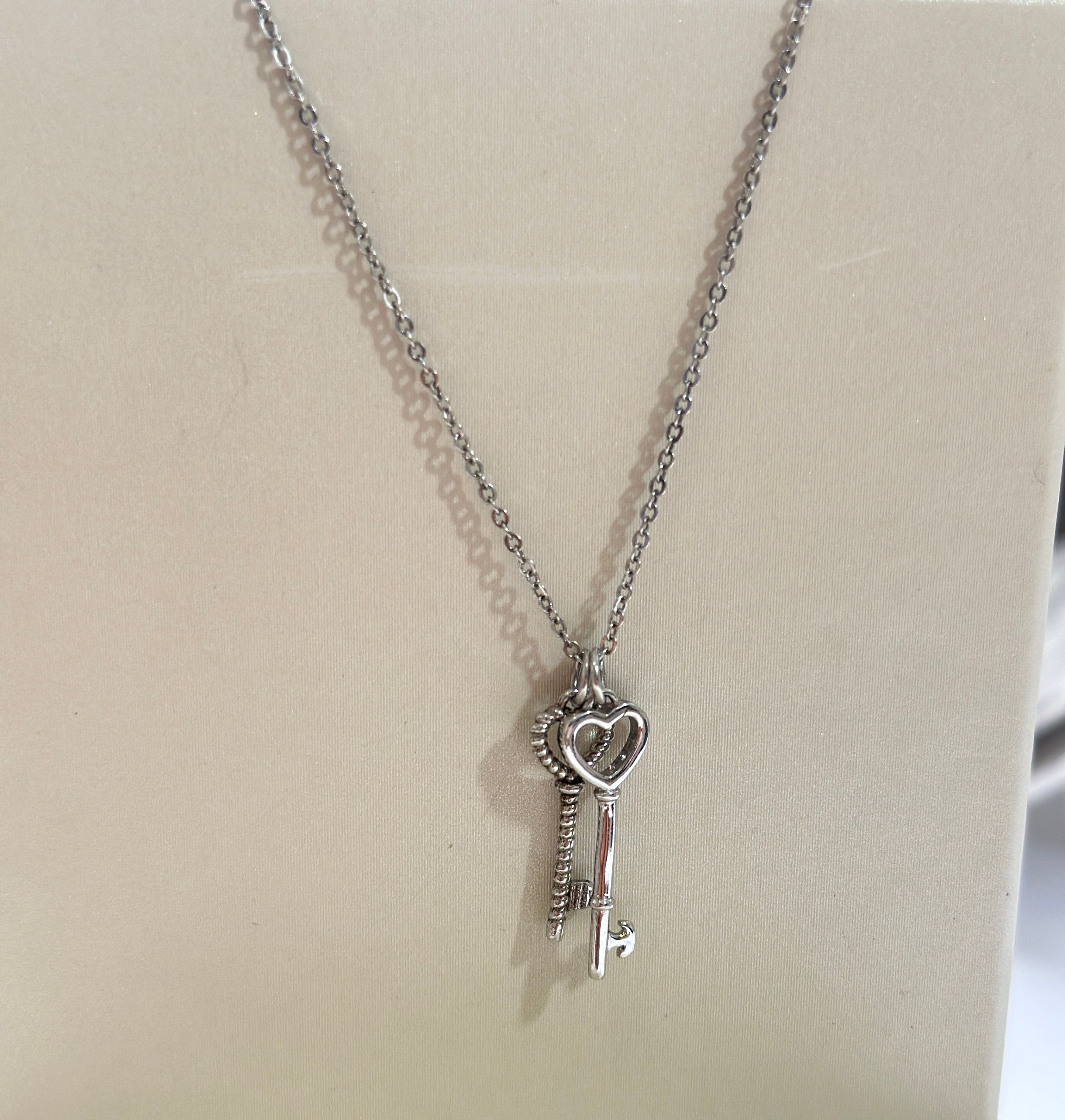 Cadena de plata 925 con llaves - Código K561