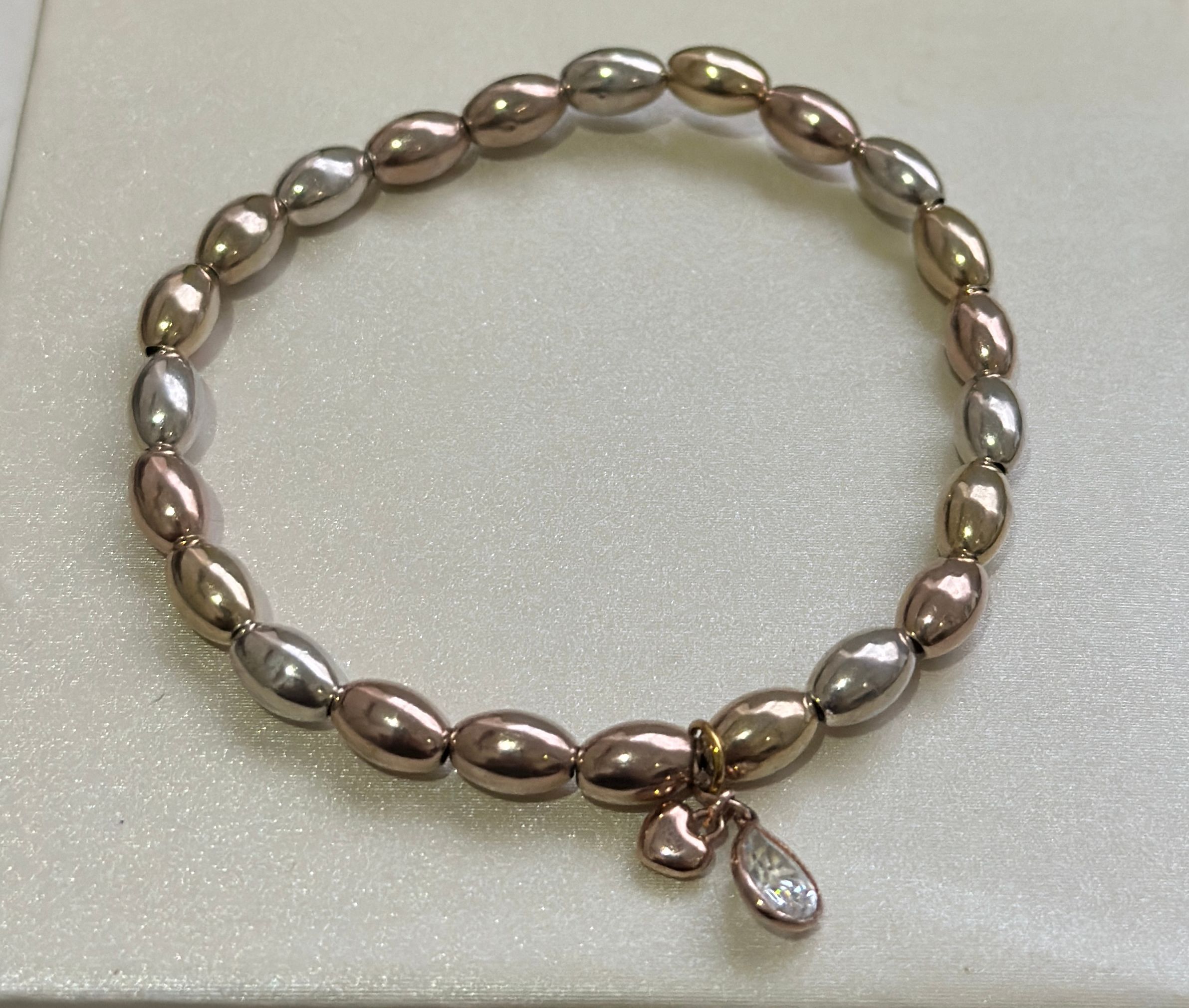 Pulsera de plata en colores - Código K599