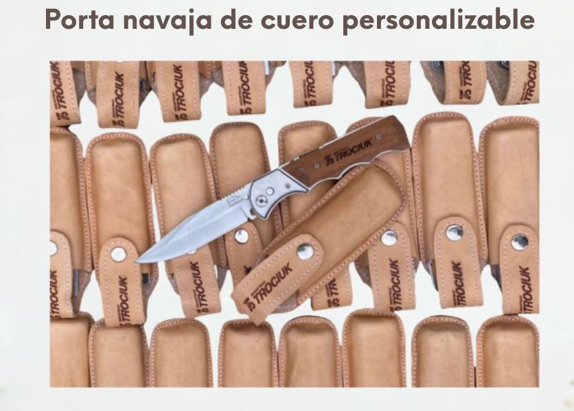 Porta navaja de cuero  - Código RE-056