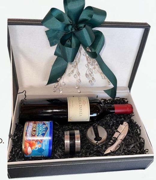 Caja de vino y accesorios  - Código RE-007