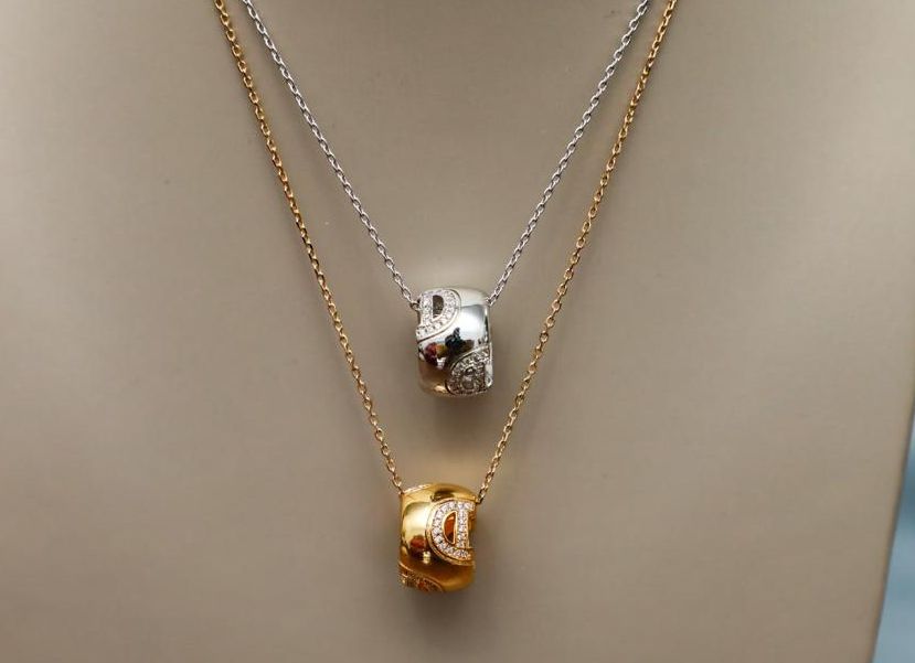 Cadena de acero enchapado en oro  - Código K216