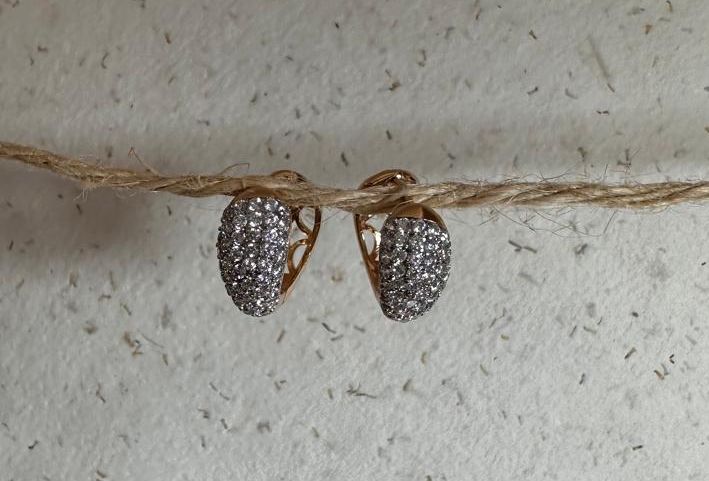 Argolla rodinado con circones - Código K370