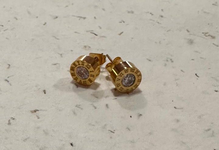 Aro enchapado con circon - Código K138