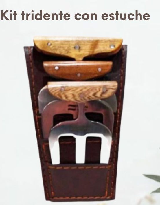 Kit tridente con estuche  - Código RE-050