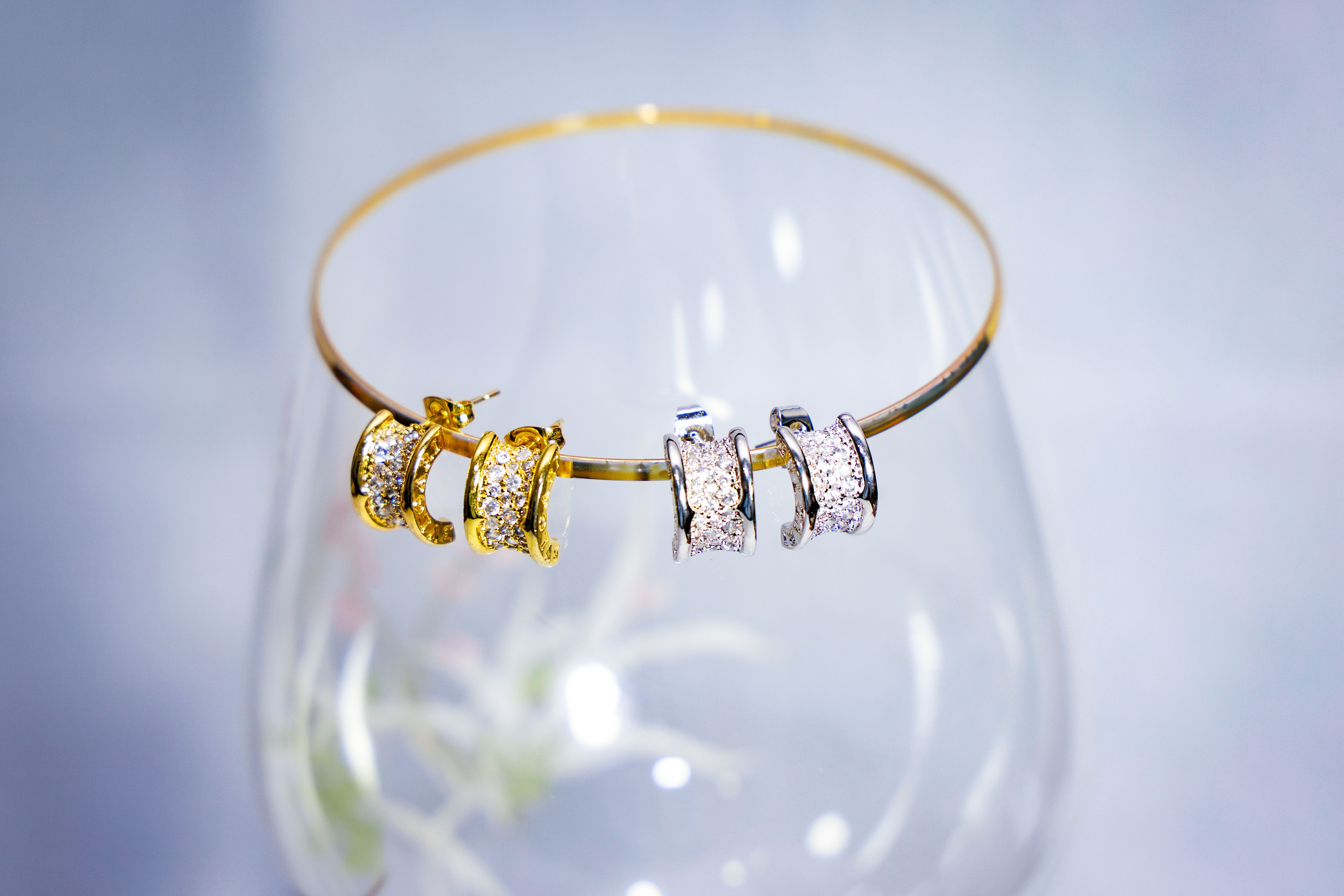 Aro Kintsugi plata y oro fino - Código K668