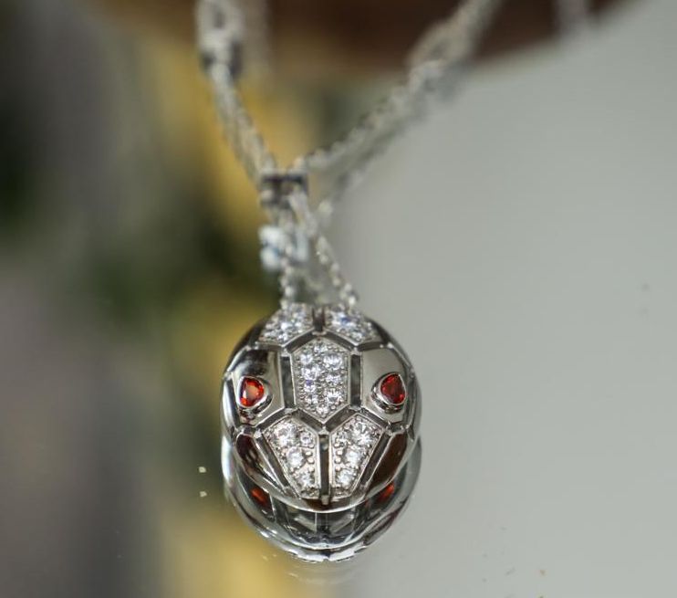 Cadena de acero con serpiente  - Código K296