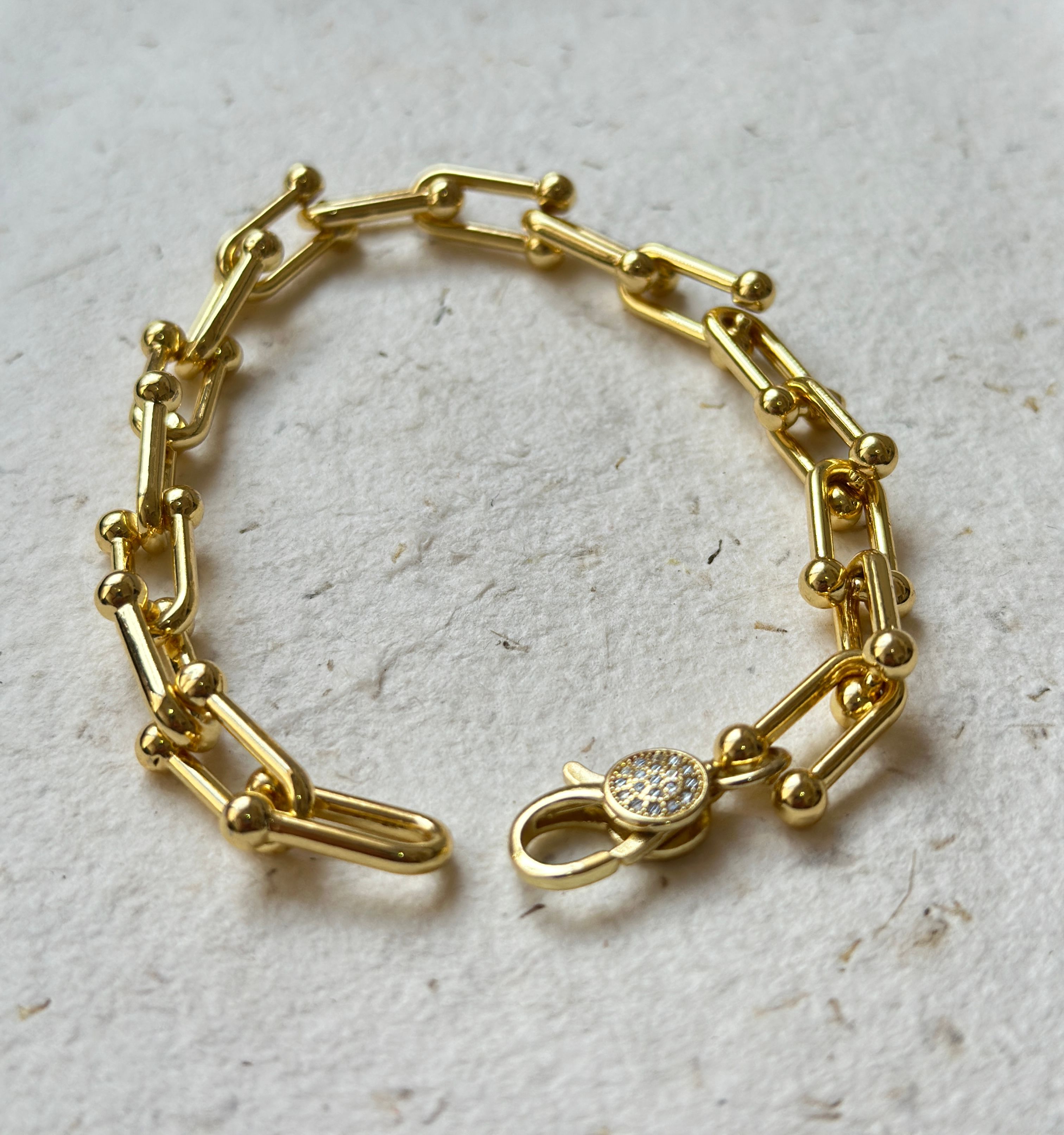 Pulsera tiffany enchapada  - Código K469