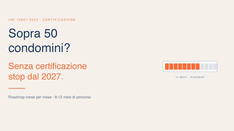 Certificazione UNI 10801:2024: chi deve ottenerla e come prepararsi