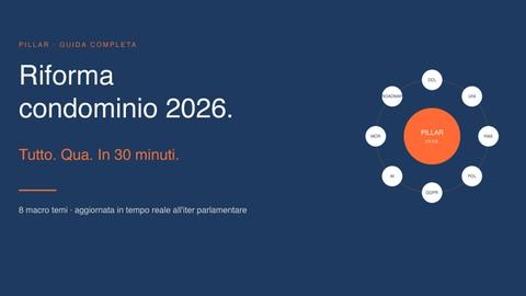 Riforma del condominio 2026